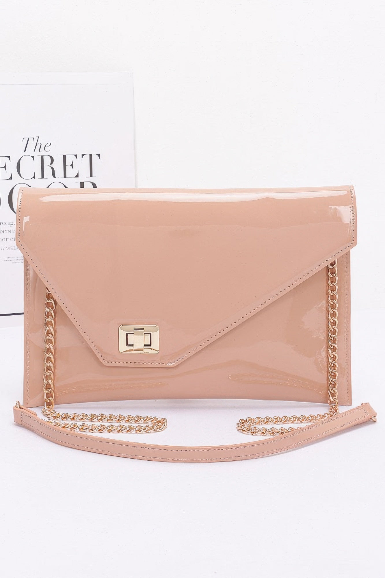 Enamel Envelope Clutch product image