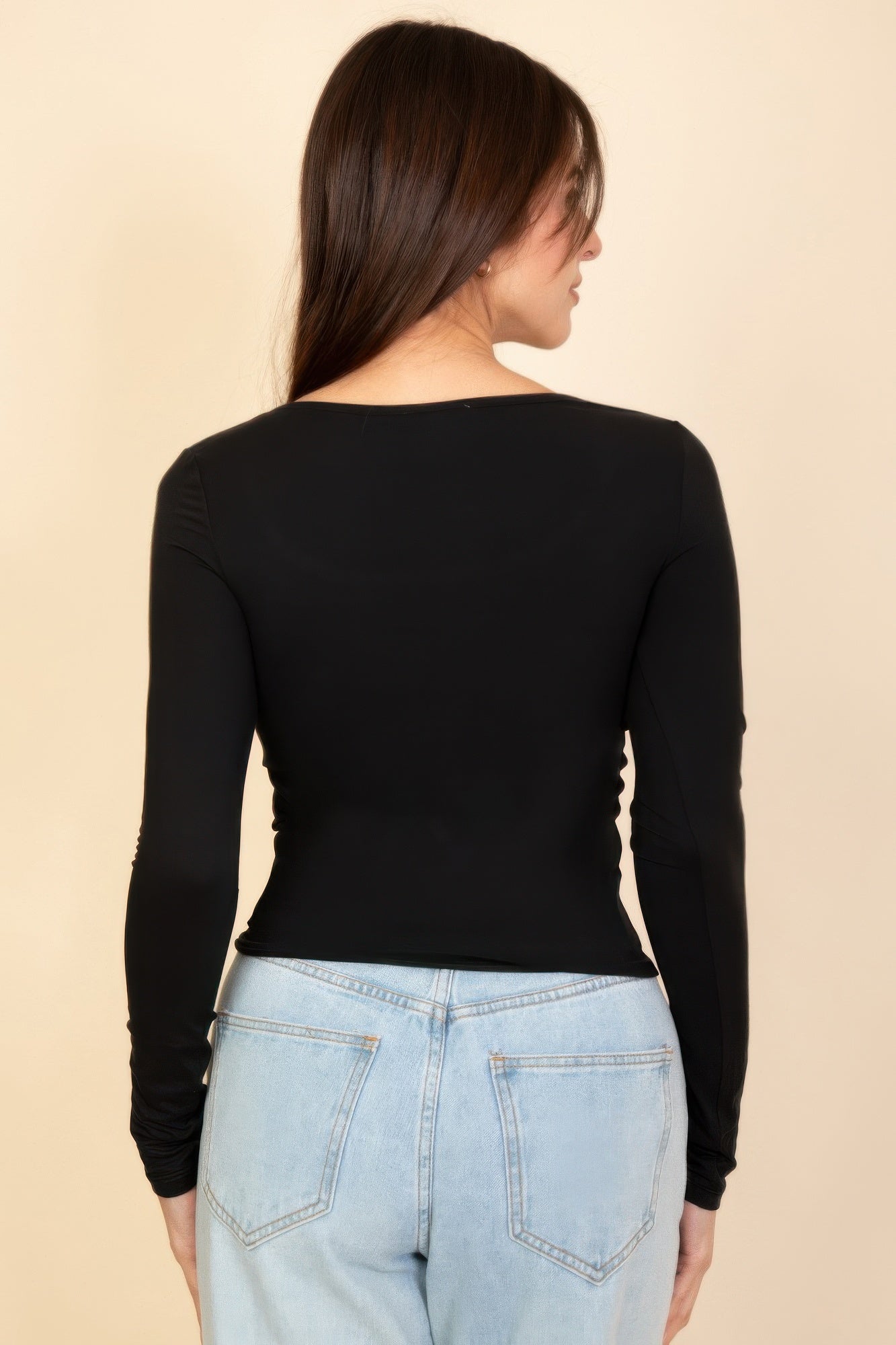 Square Neck Long Sleeve Top product image