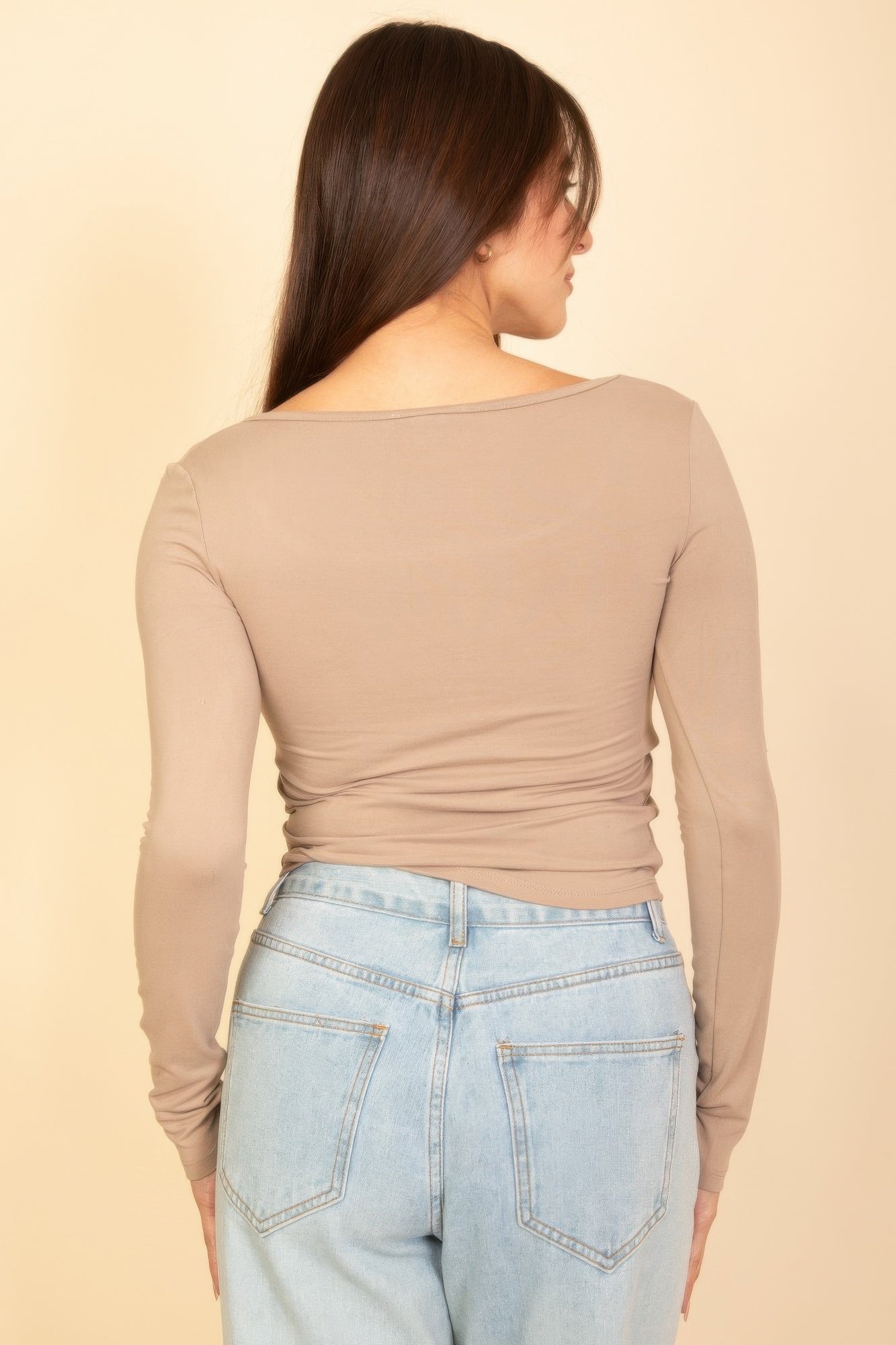 Square Neck Long Sleeve Top product image