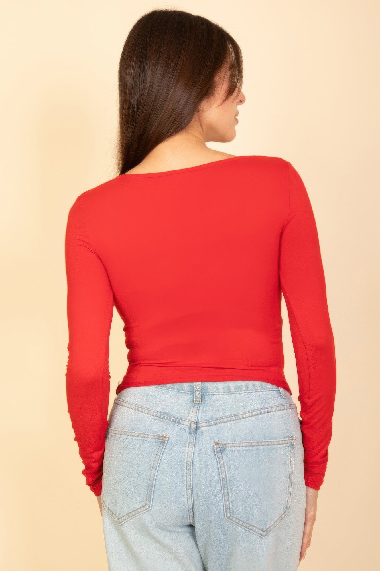 Square Neck Long Sleeve Top product image