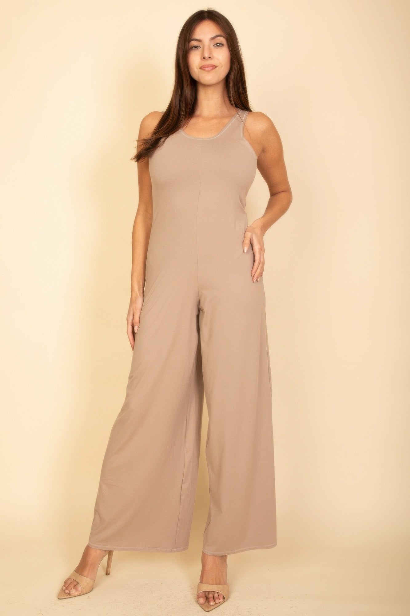 Sleeveless Tank Wide Leg Jumpsuit product image