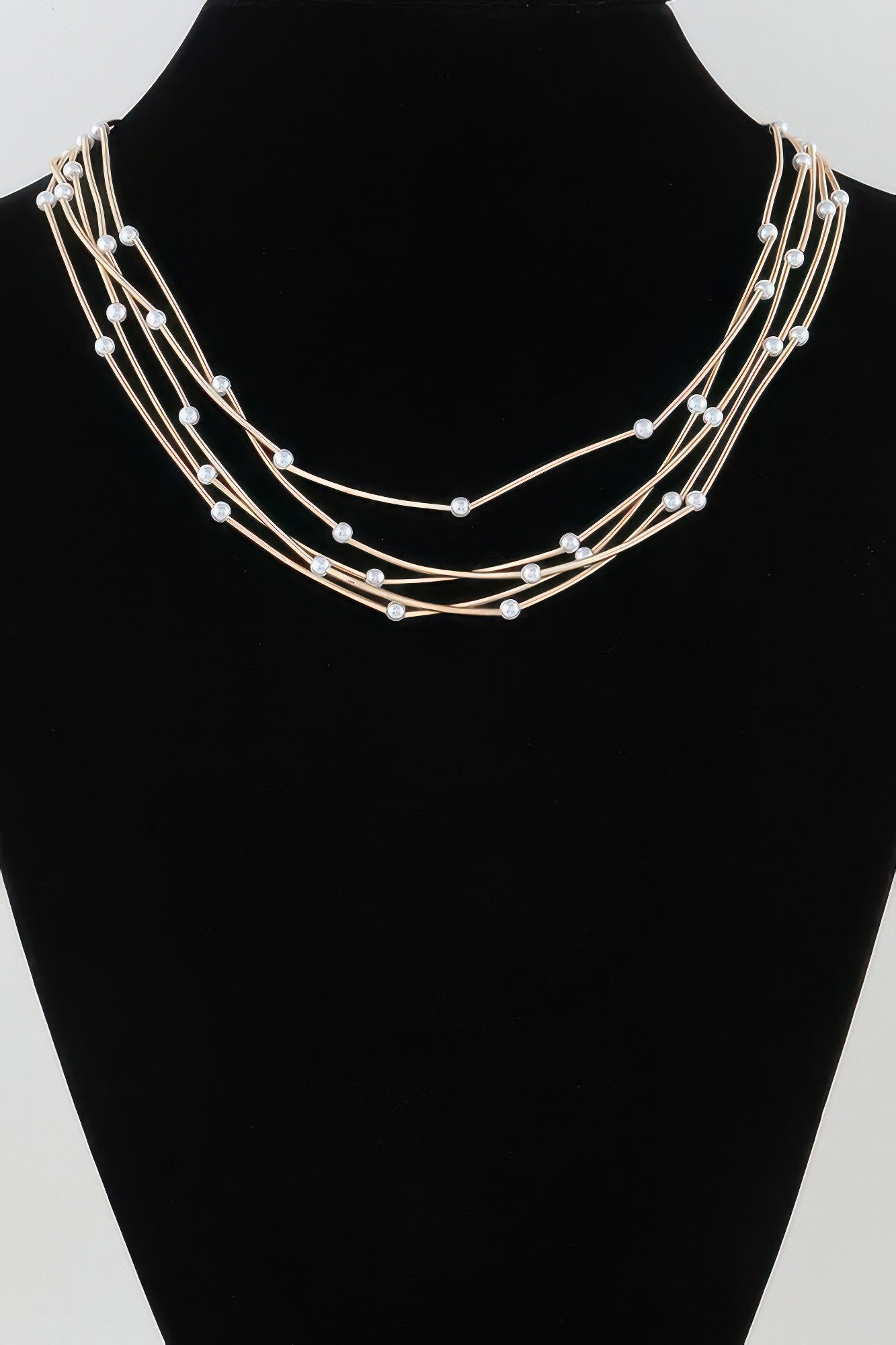 Multi Pillar Beaded Necklace product image