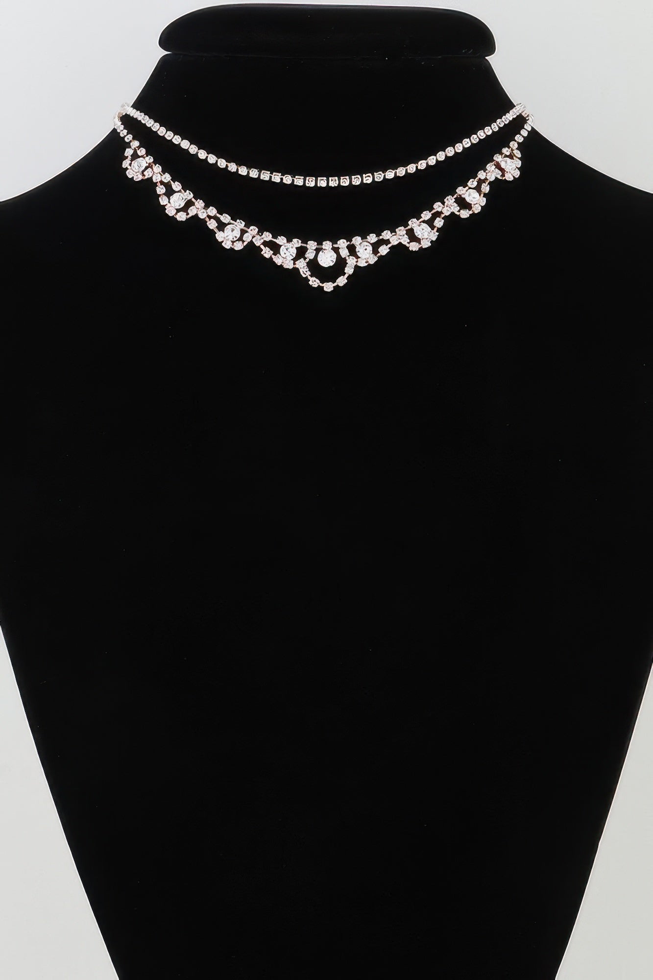 Bejeweled Curtain Drop Ballgown Necklace product image