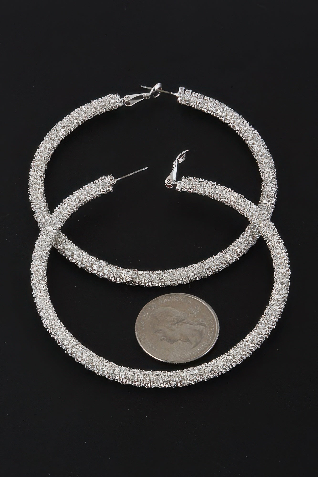 Bejeweled Hoop Earrings product image