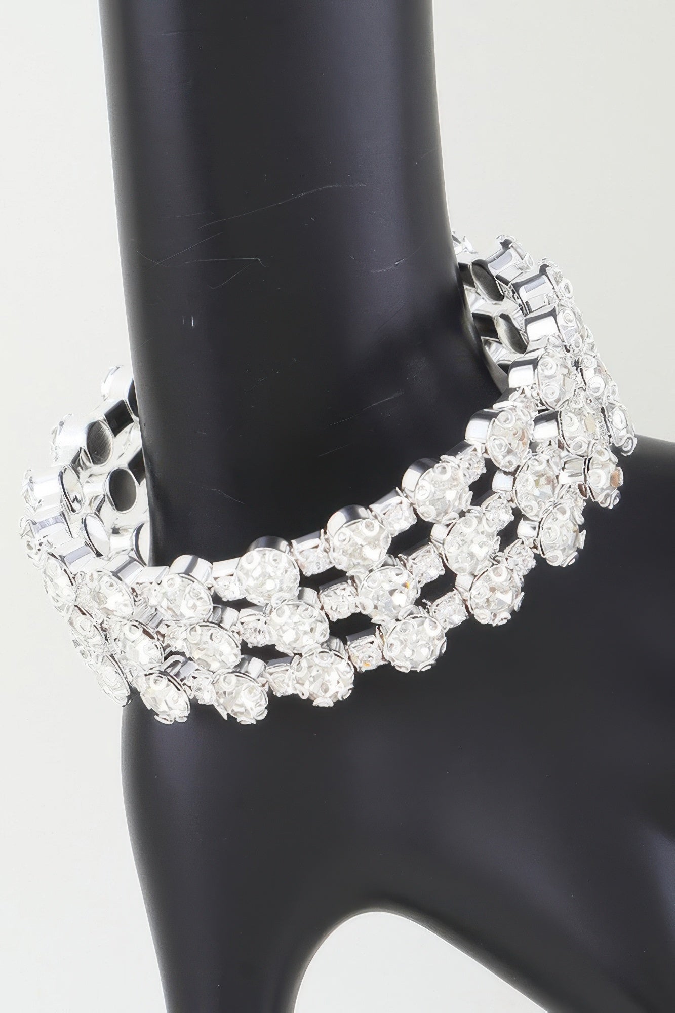 Triple Bejeweled Cuff Bracelet product image