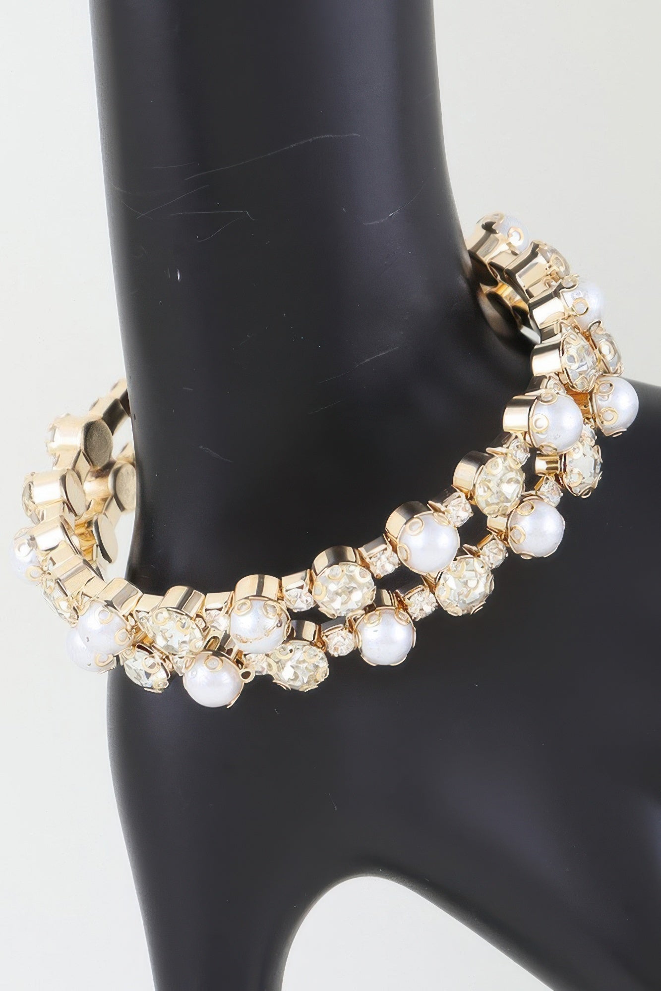 Double Pearled Cuff Bracelet product image