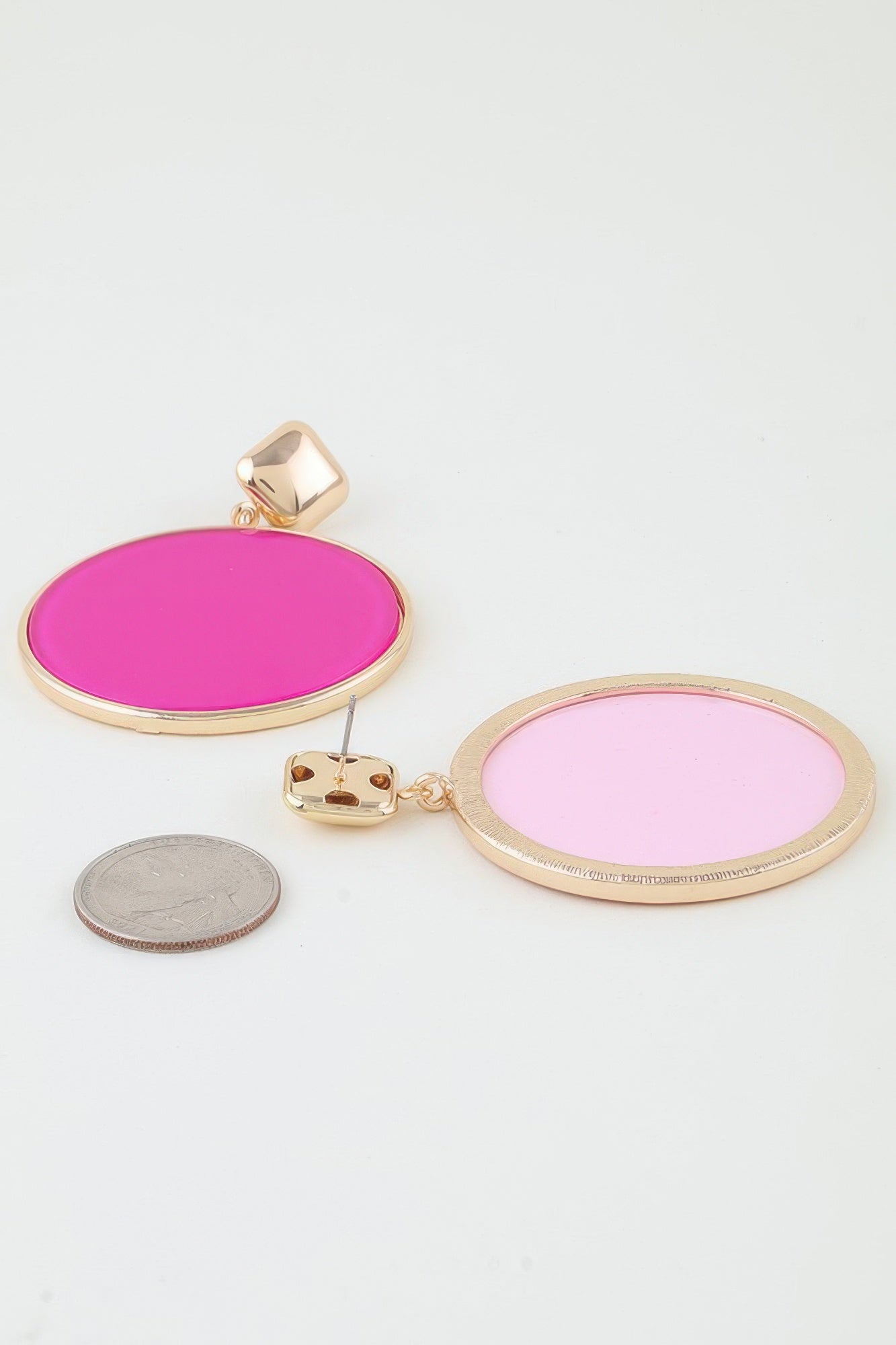 Bright Playful Circle Drop Earrings product image