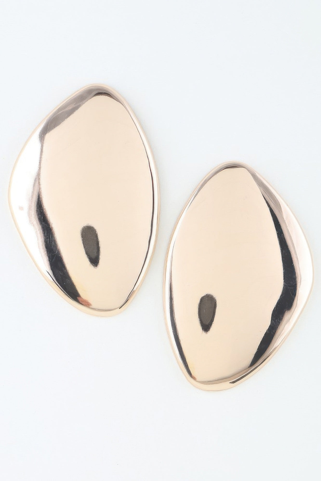 Modern Abstract Plate Stud Earrings product image