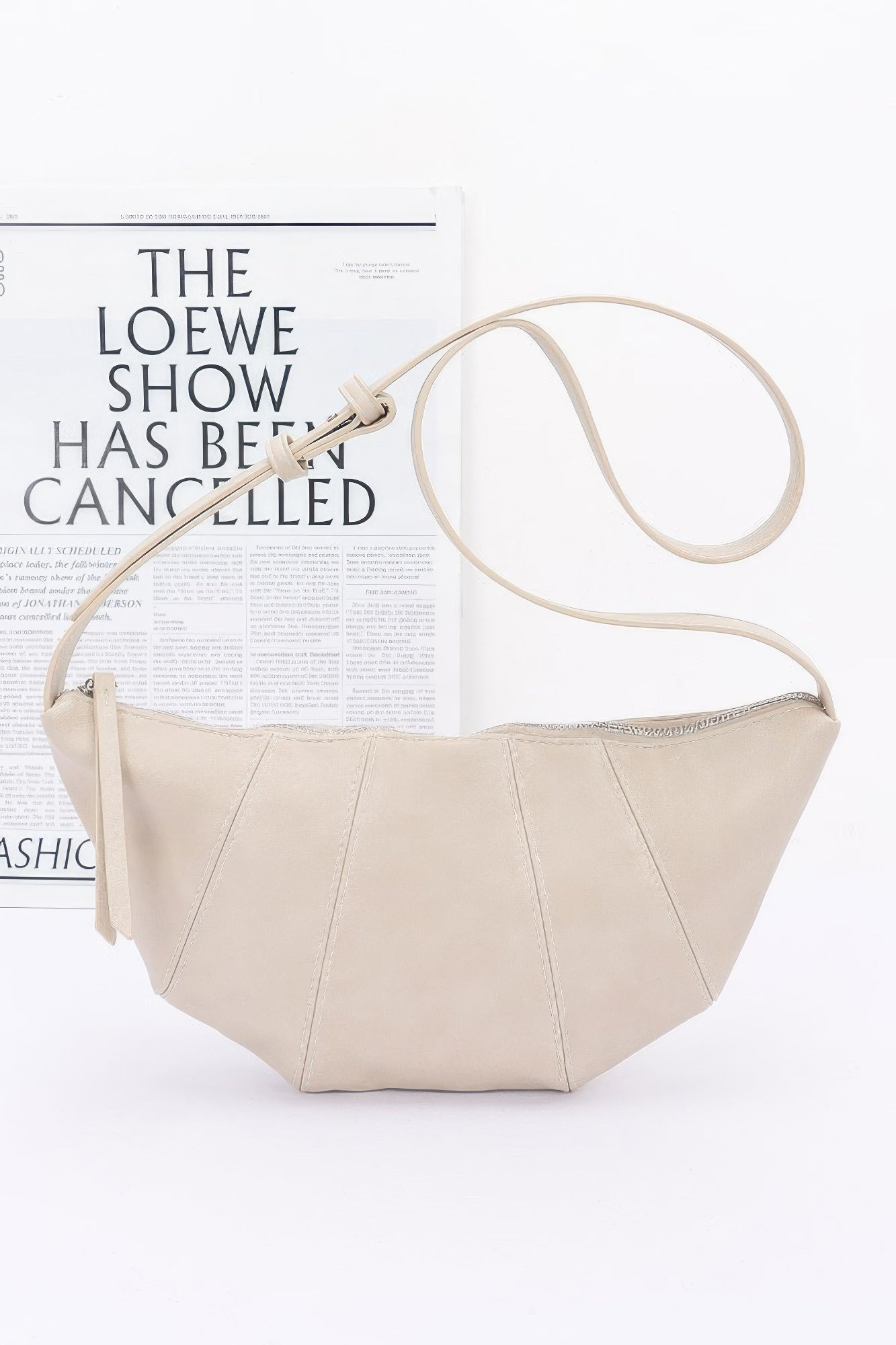 Faux Leather Croissant Bag product image