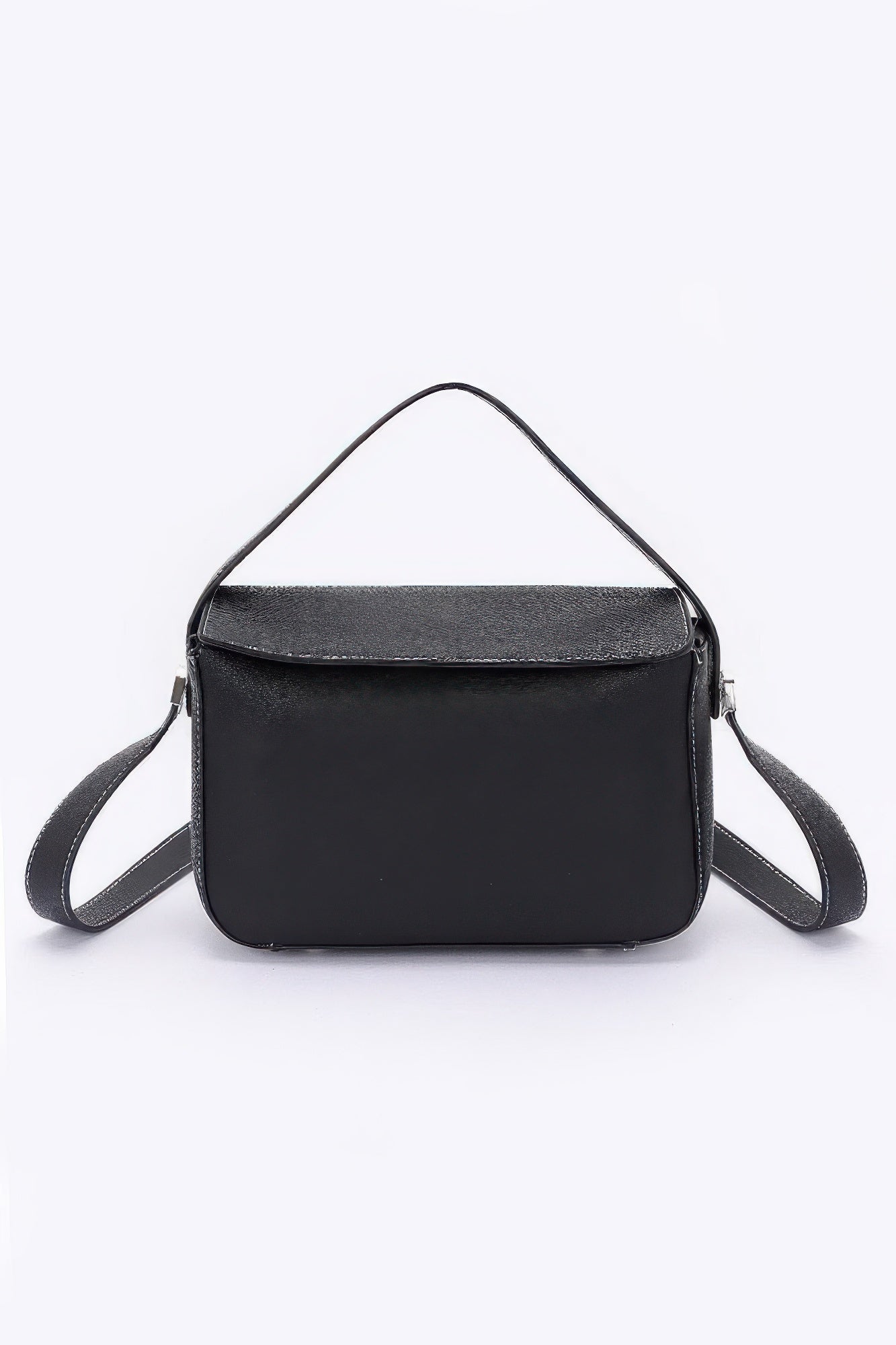 Faux Leather Crossbody Handle Bag product image