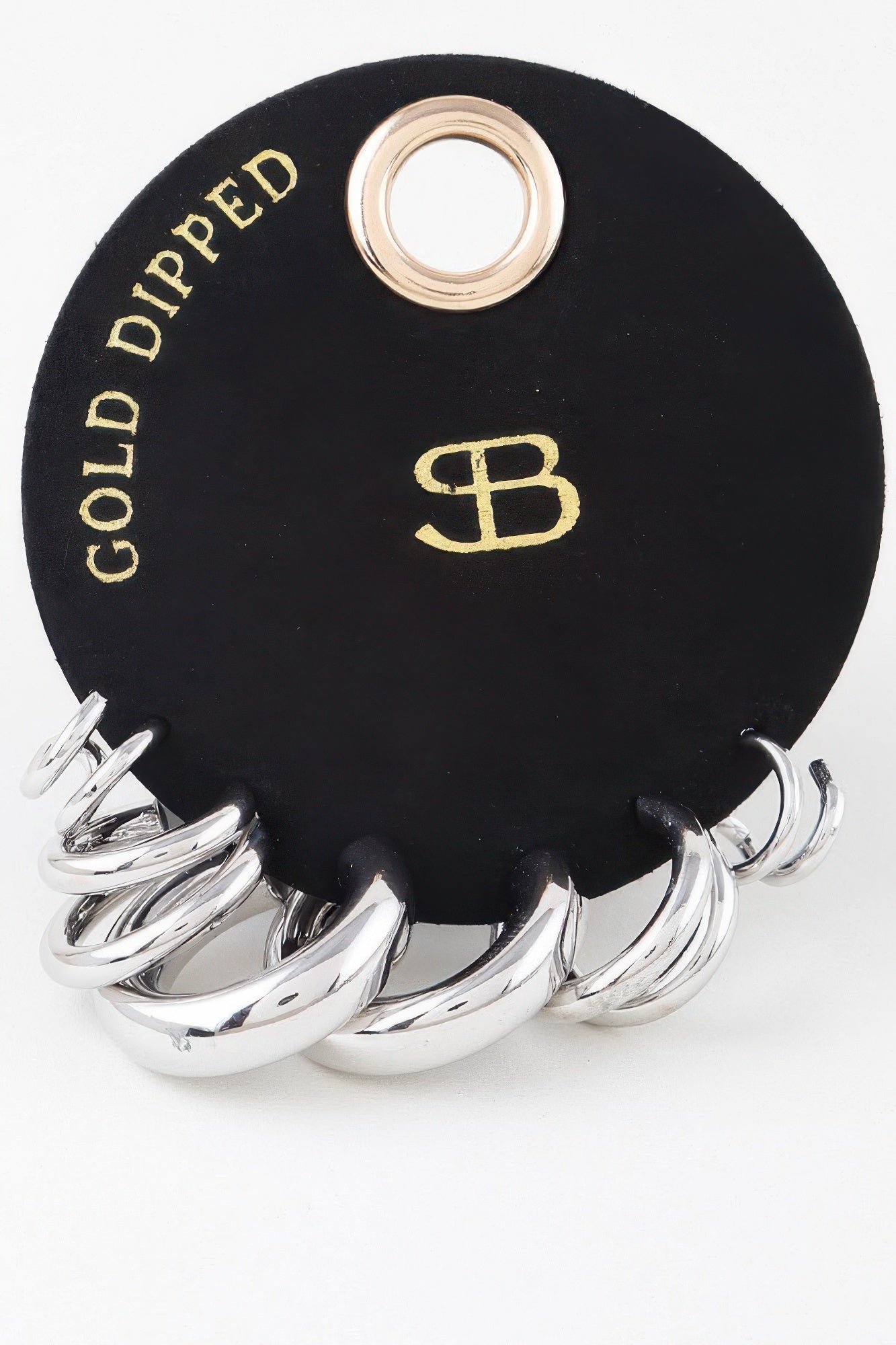 Multi Shiny Hoop Earrings Set product image