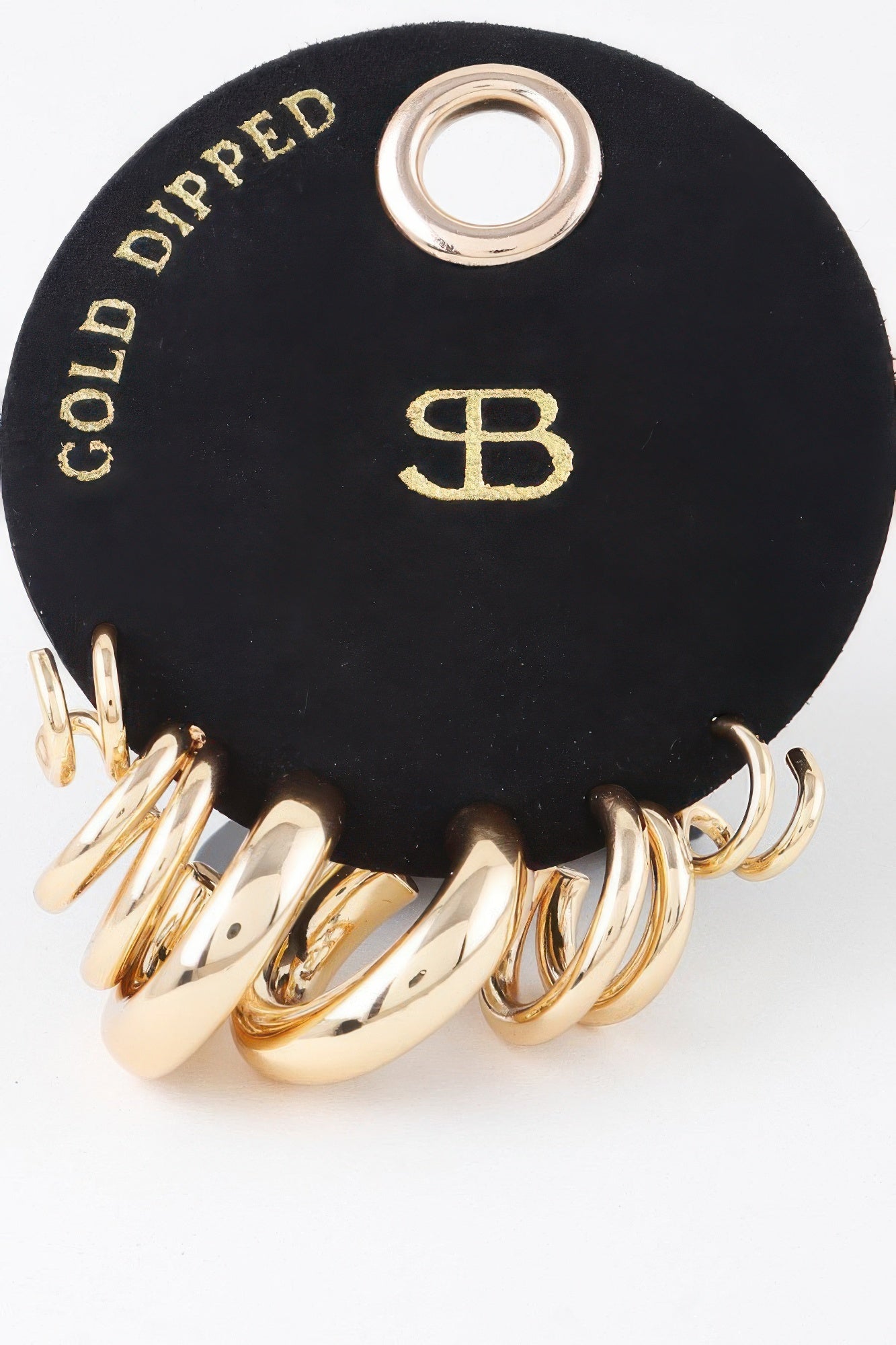 Multi Shiny Hoop Earrings Set product image