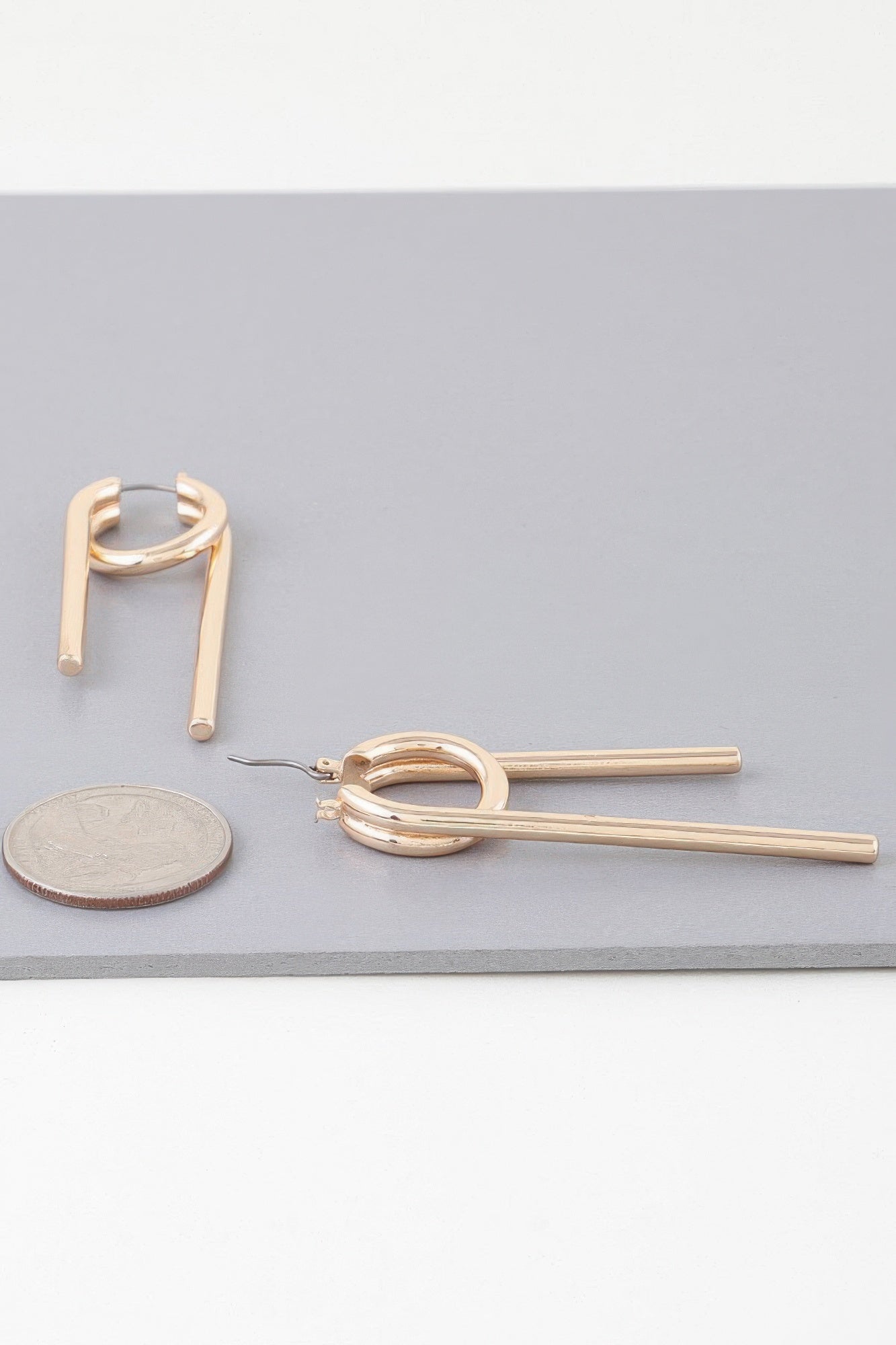 Multi Shiny Modern Drop Earrings product image