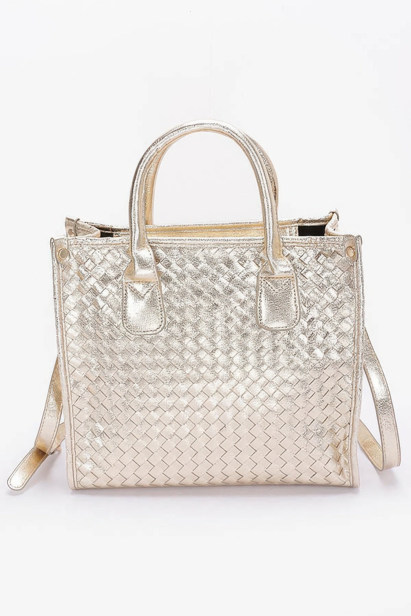 Metallic Braided Tote Bag product image