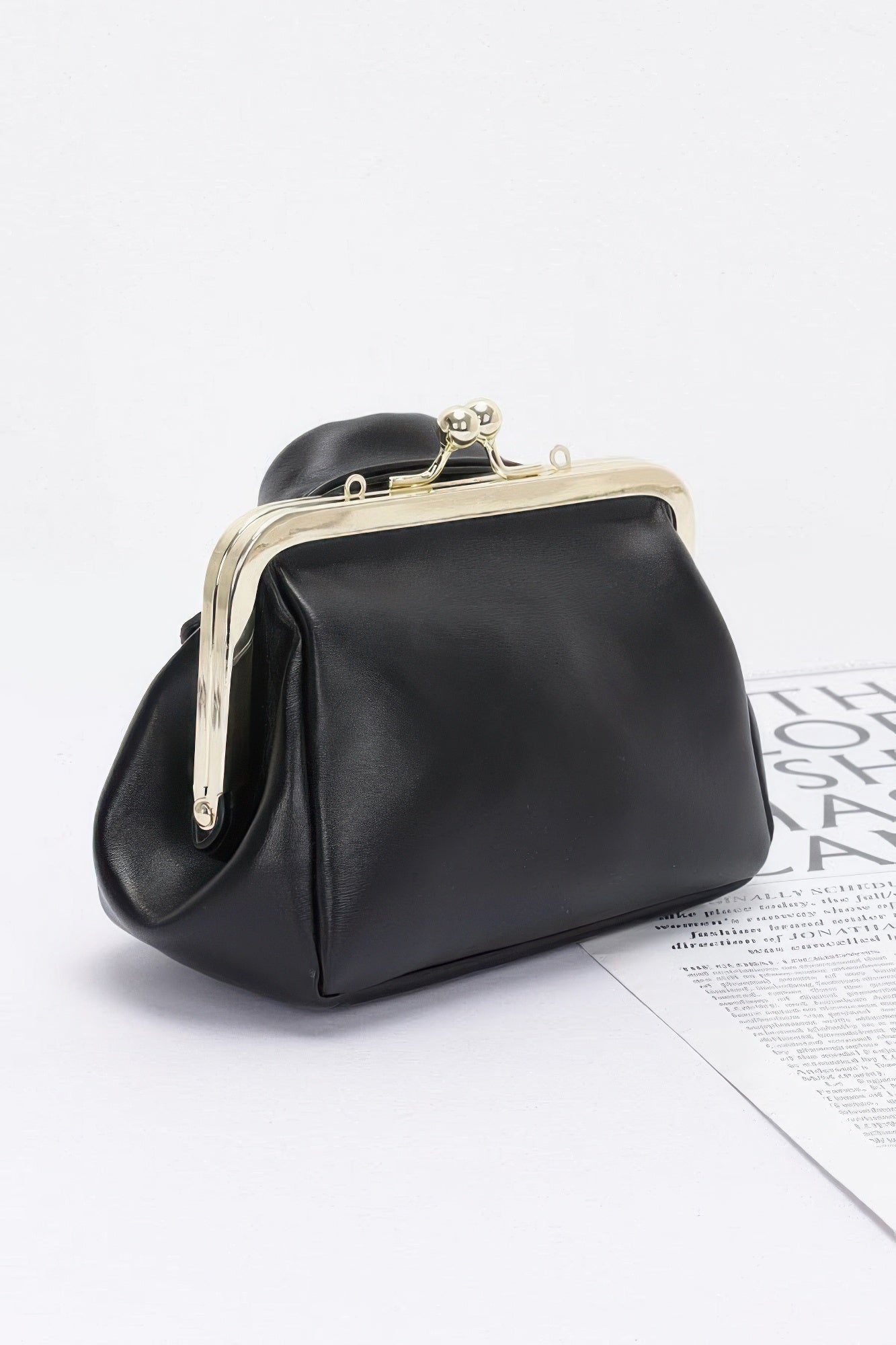 Faux Leather Jacket Style Crossbody Bag product image