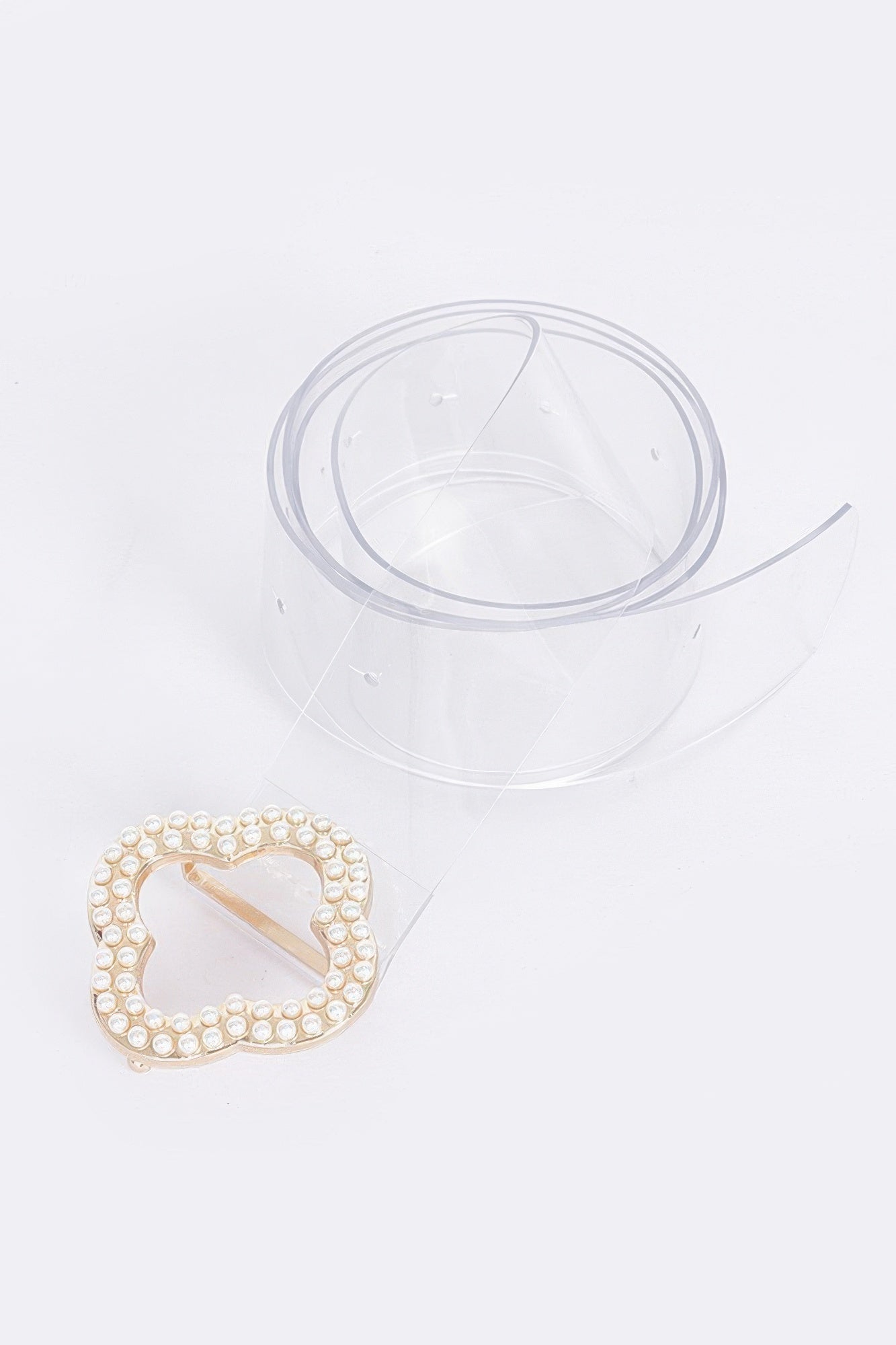 Pearl Metal Buckle Clear Belt product image