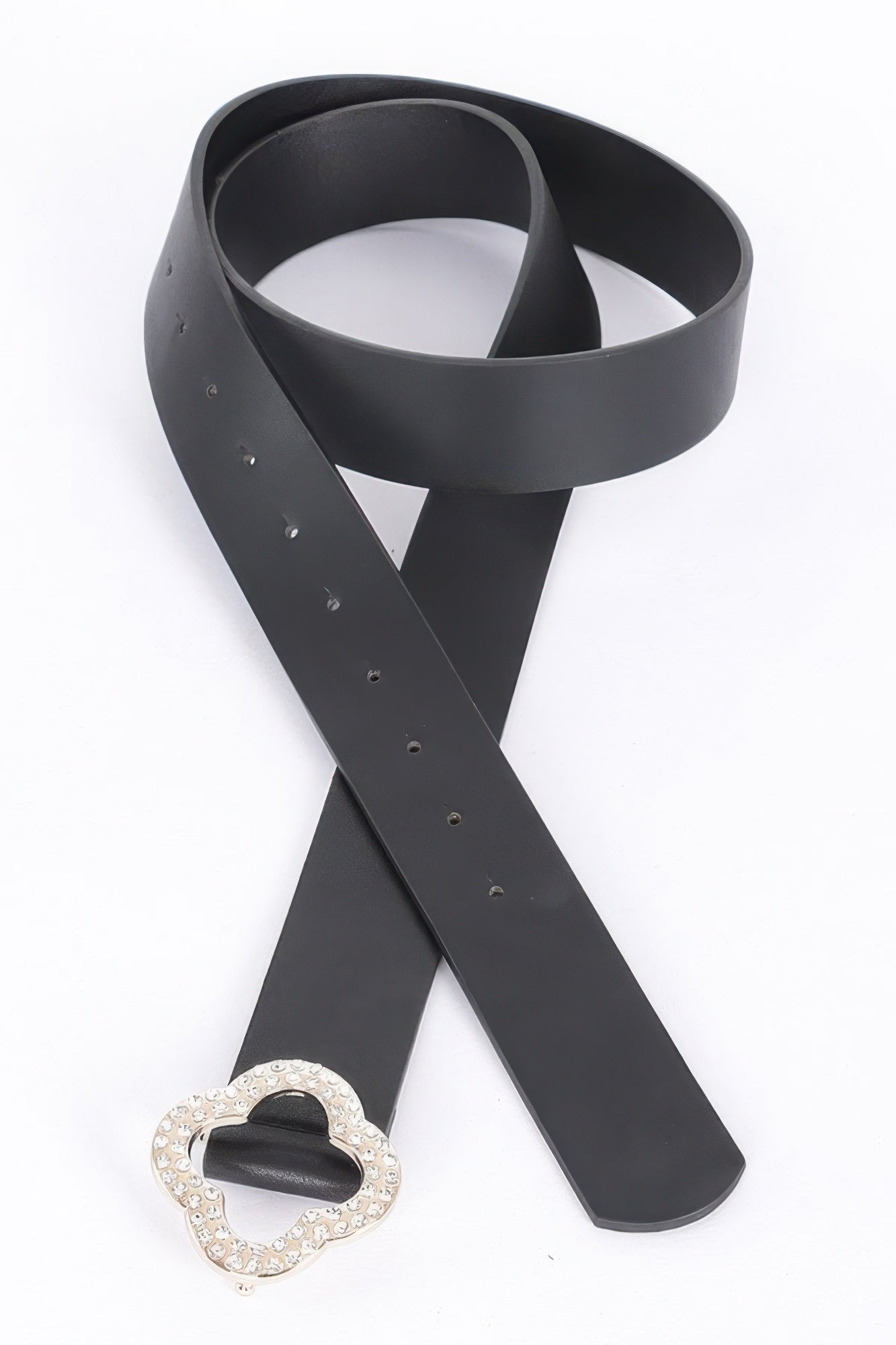 Faux Leather Metal Buckle Plus Belt product image