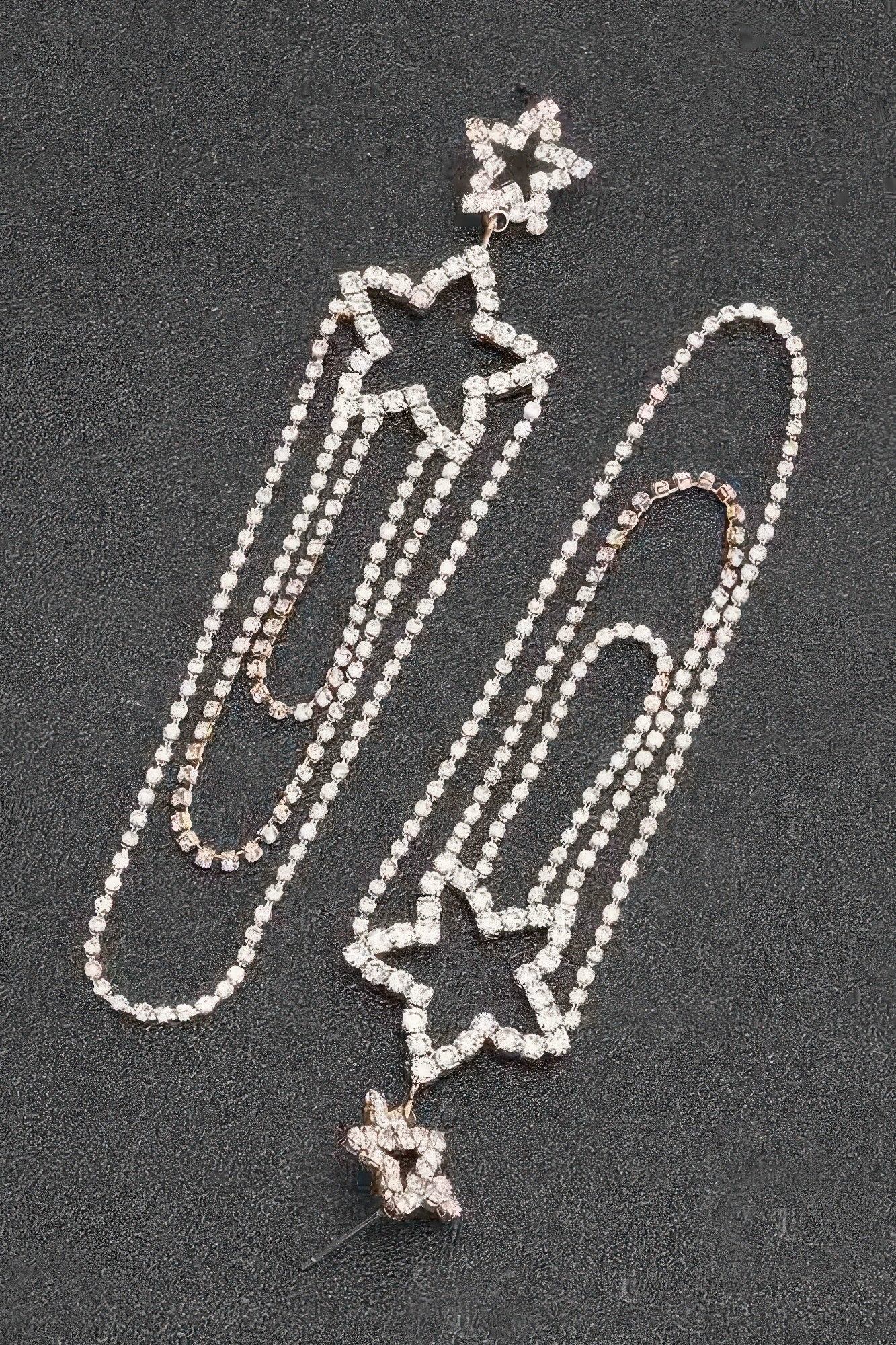 Rhinestone Fringe Earring product image