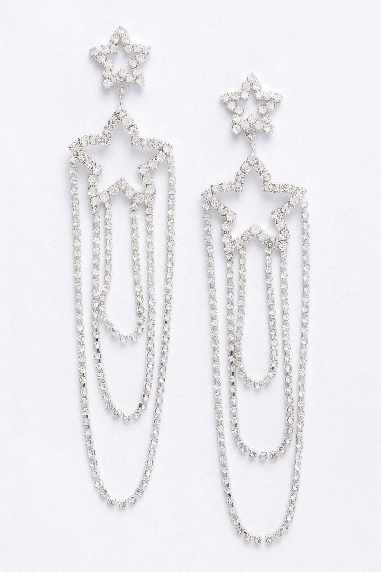Rhinestone Fringe Earring product image
