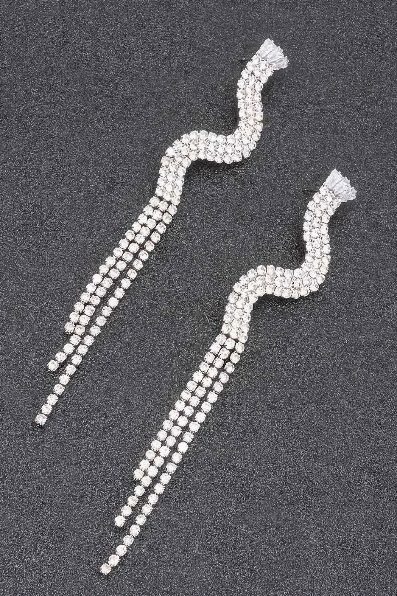 Rhinestone Fringe Earring product image