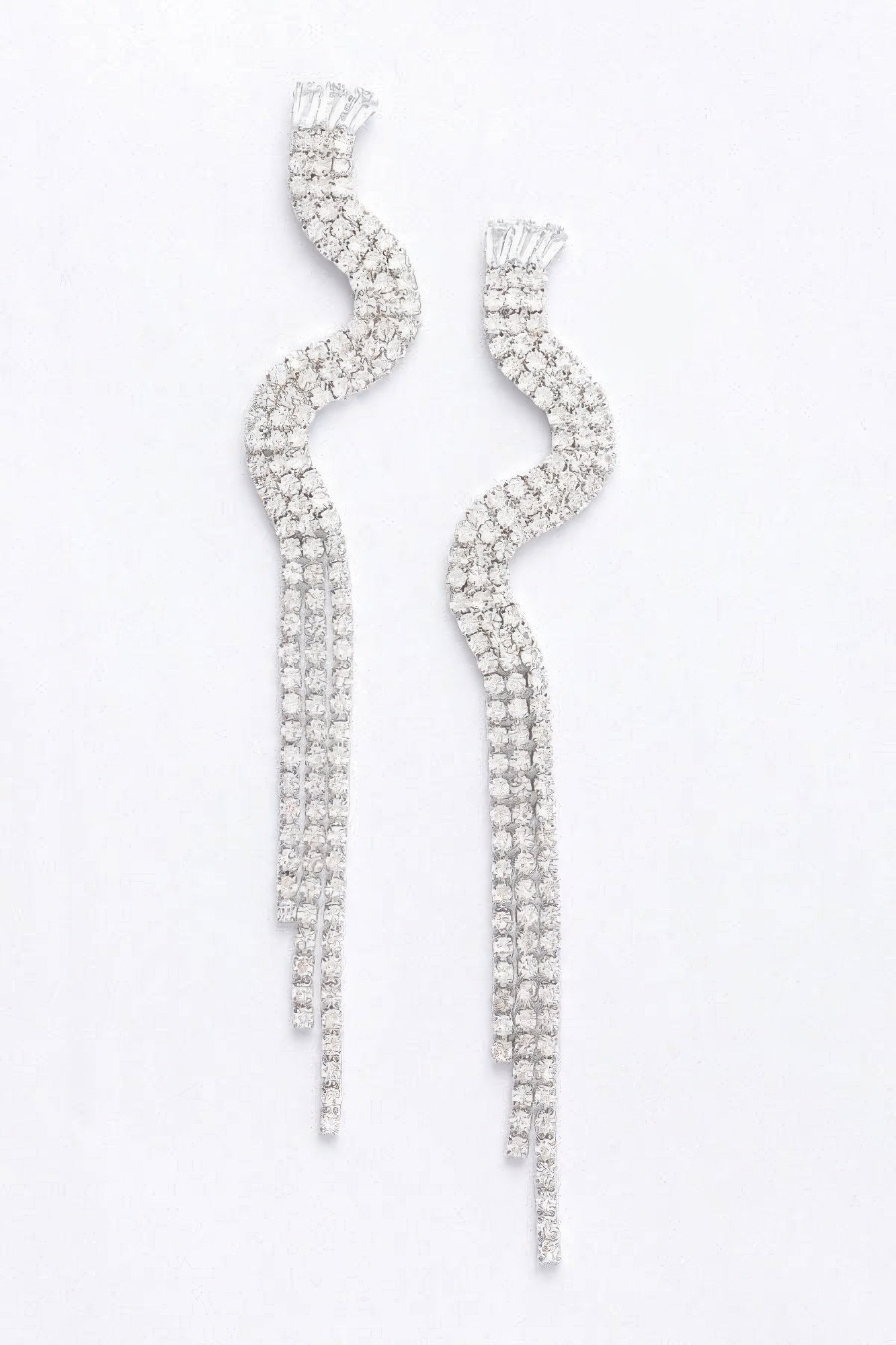 Rhinestone Fringe Earring product image