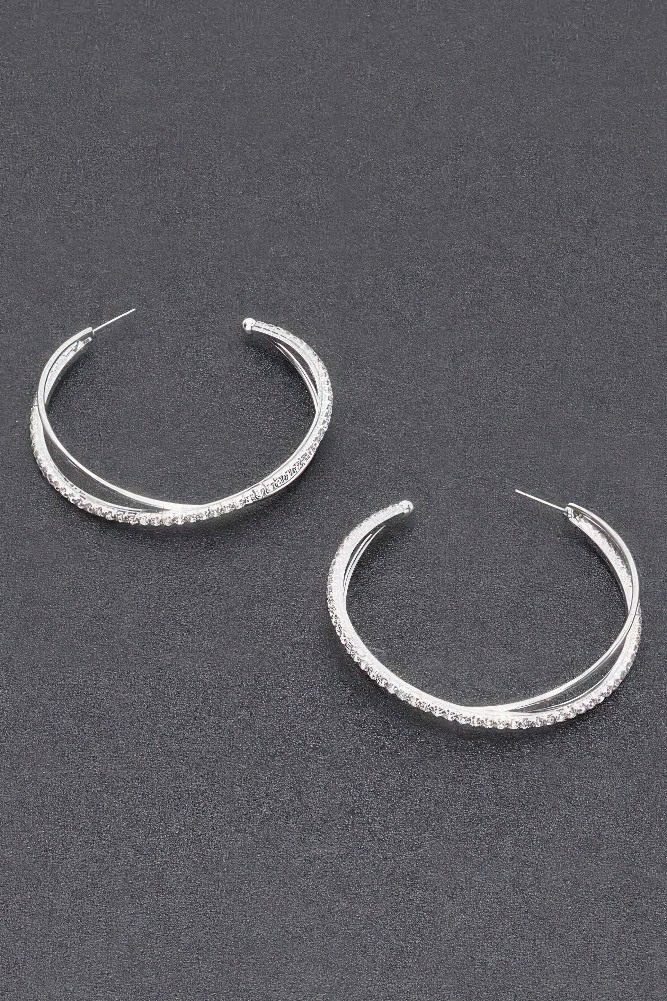 Rhinestone Hoop Earring product image