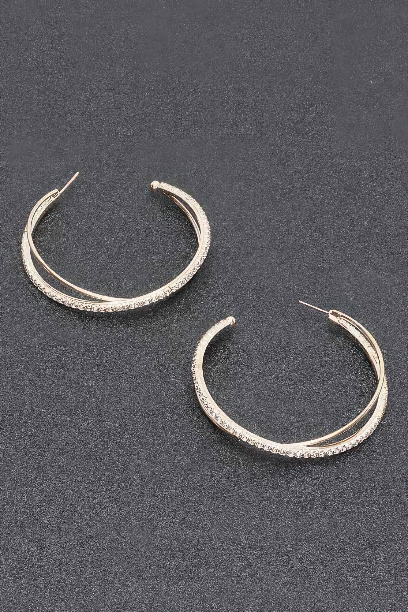 Rhinestone Hoop Earring product image