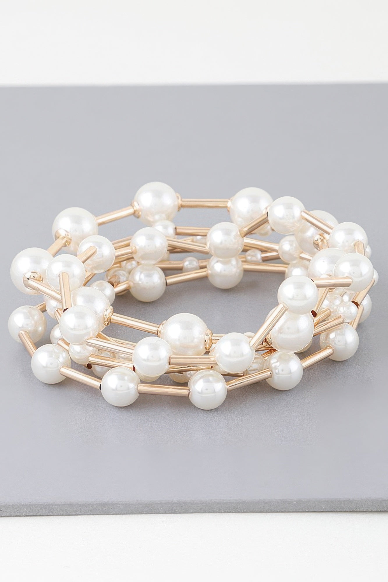 Multi Pearl Wire Bracelet product image