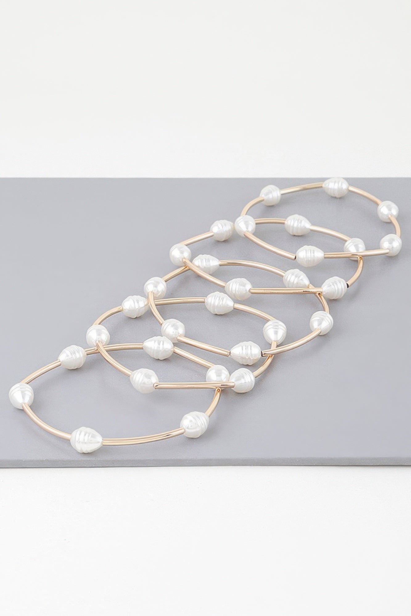 Multi Pearl Shell Tube Bracelet product image