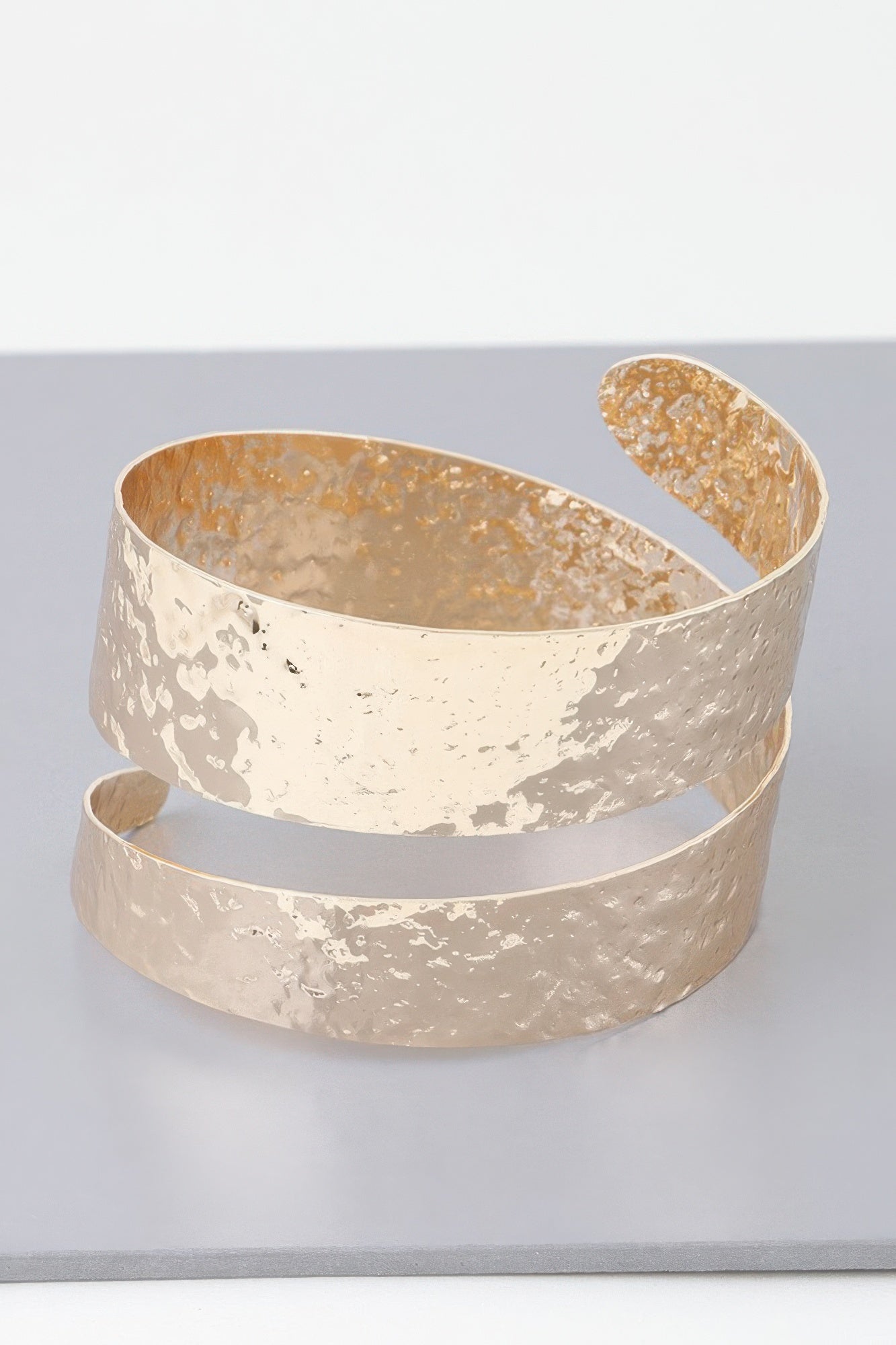 Hammered Wrap Around Cuff Bracelet product image