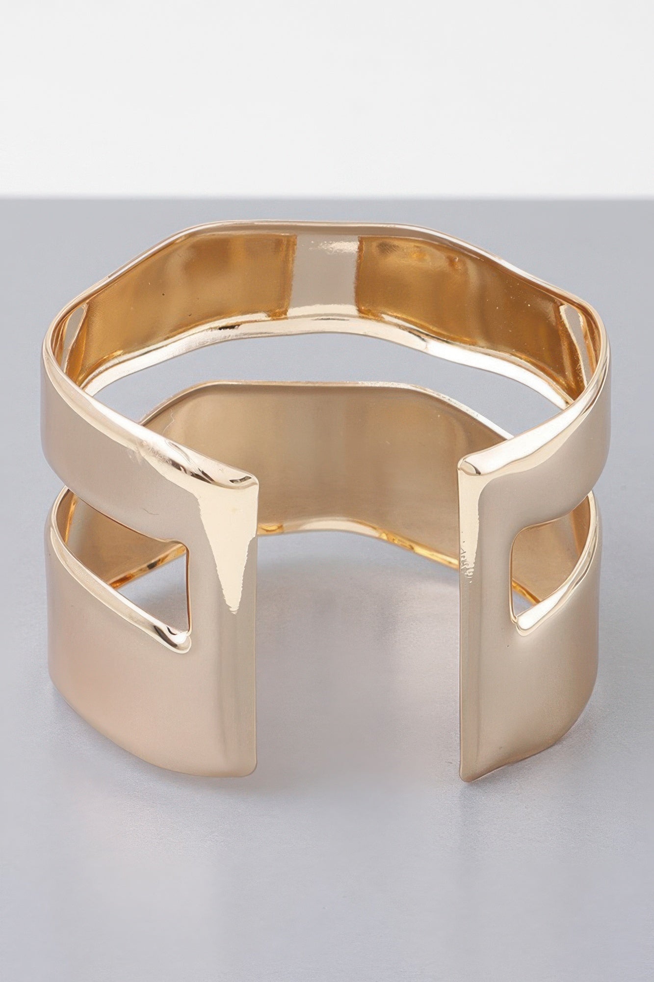 Shiny Double Open Cuff Bracelet product image