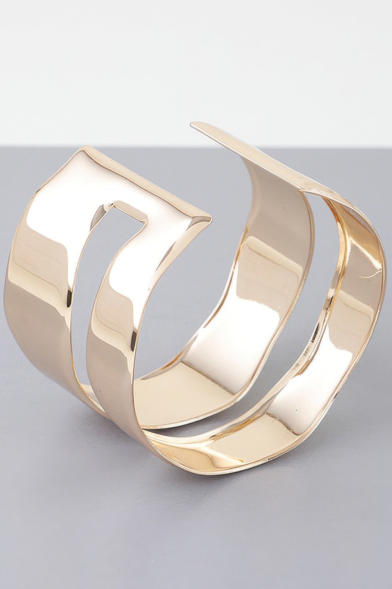 Shiny Double Open Cuff Bracelet product image
