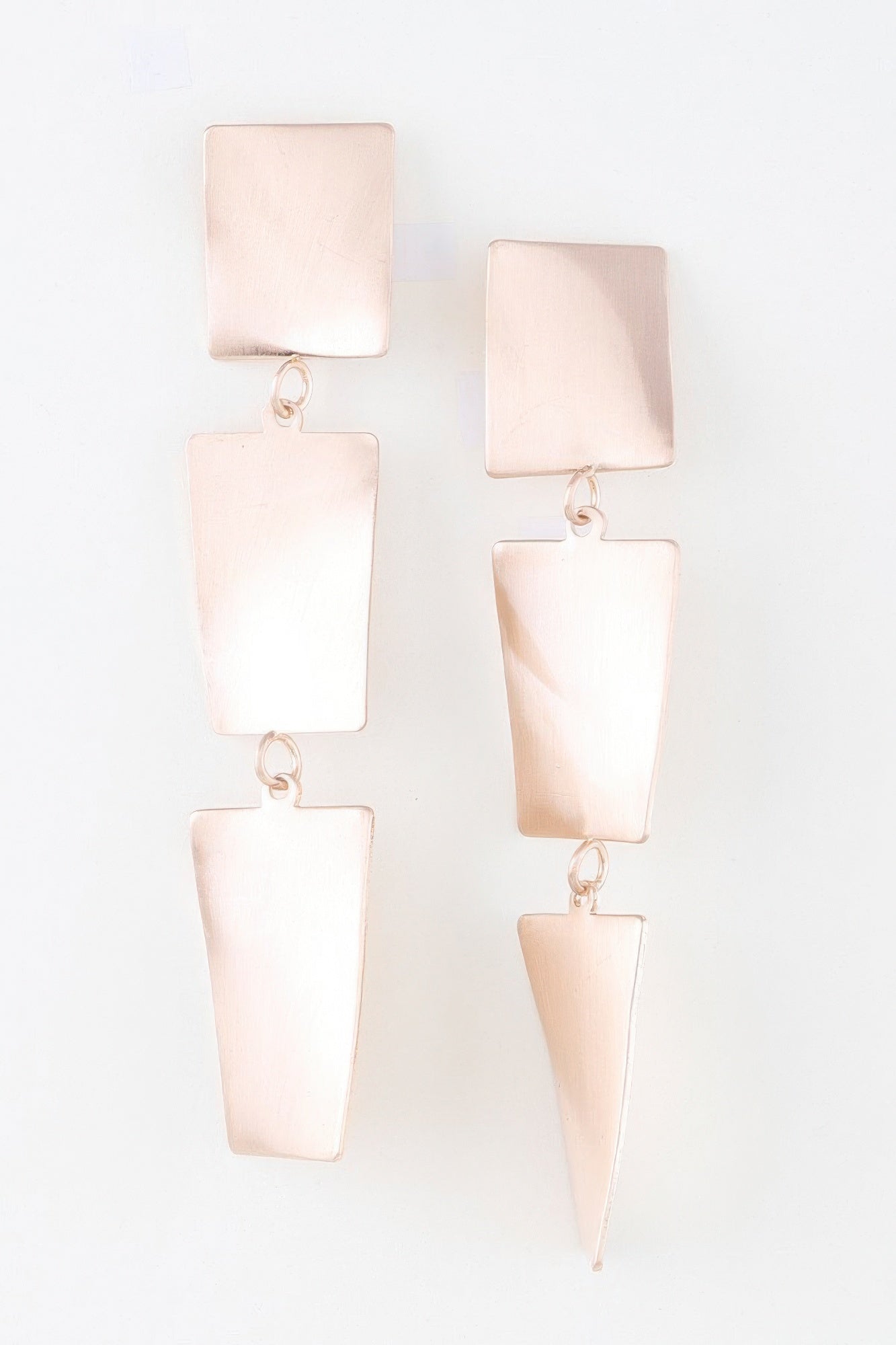 Triple Geometric Drop Earrings product image