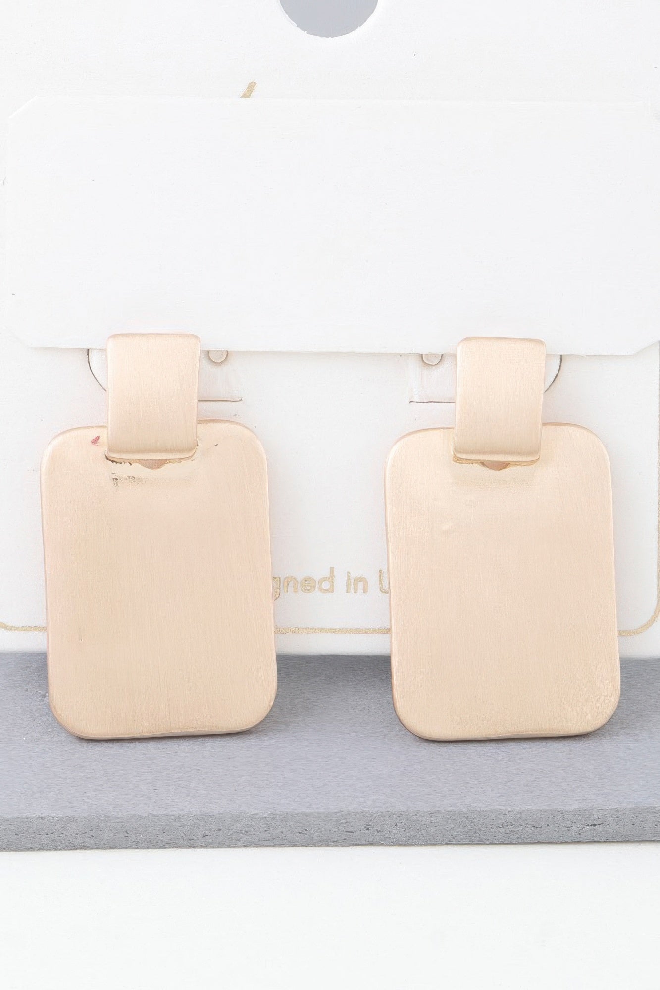 Modern Flat Cubic Earrings product image