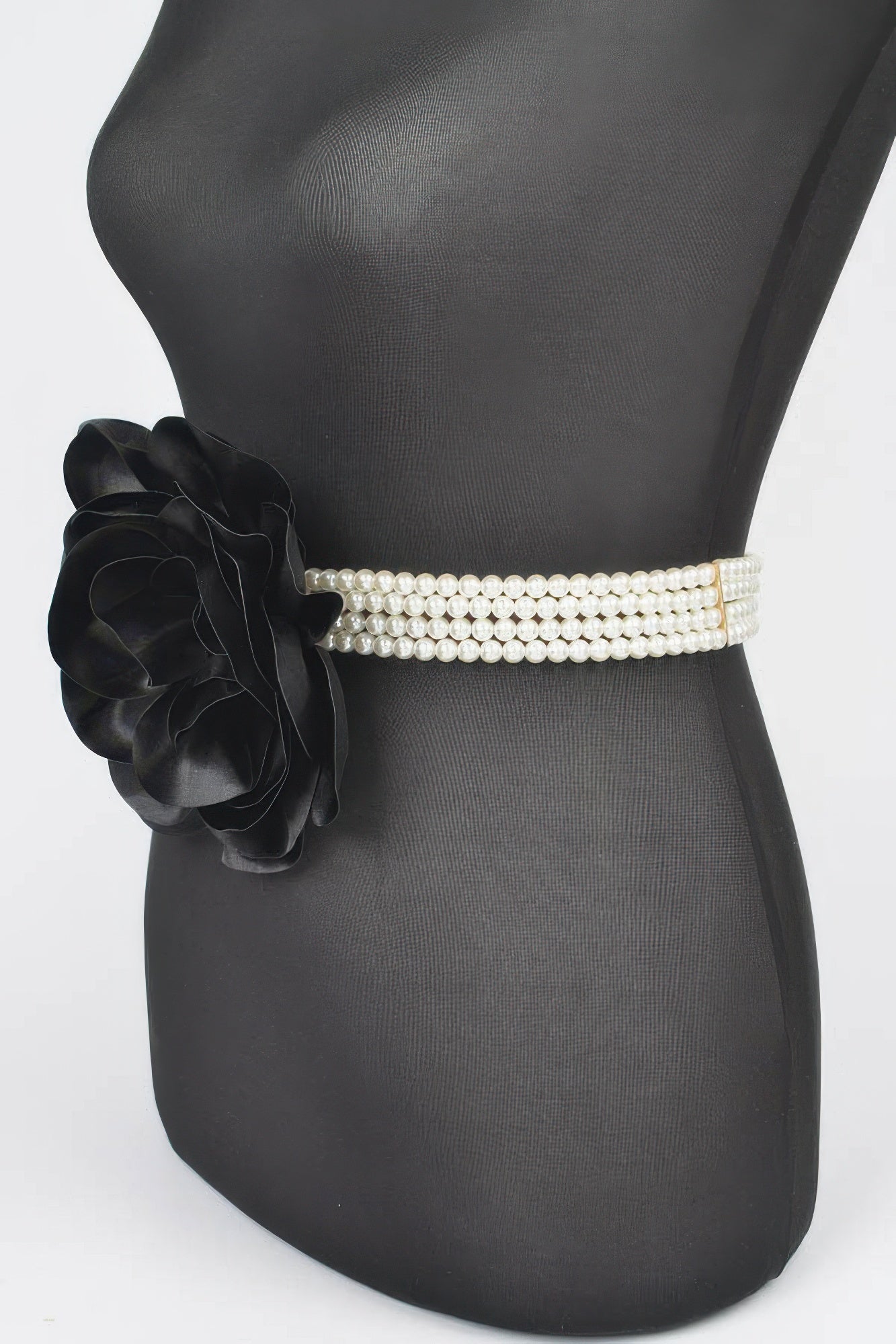 Oversized Flower Pearl Elastic Belt product image