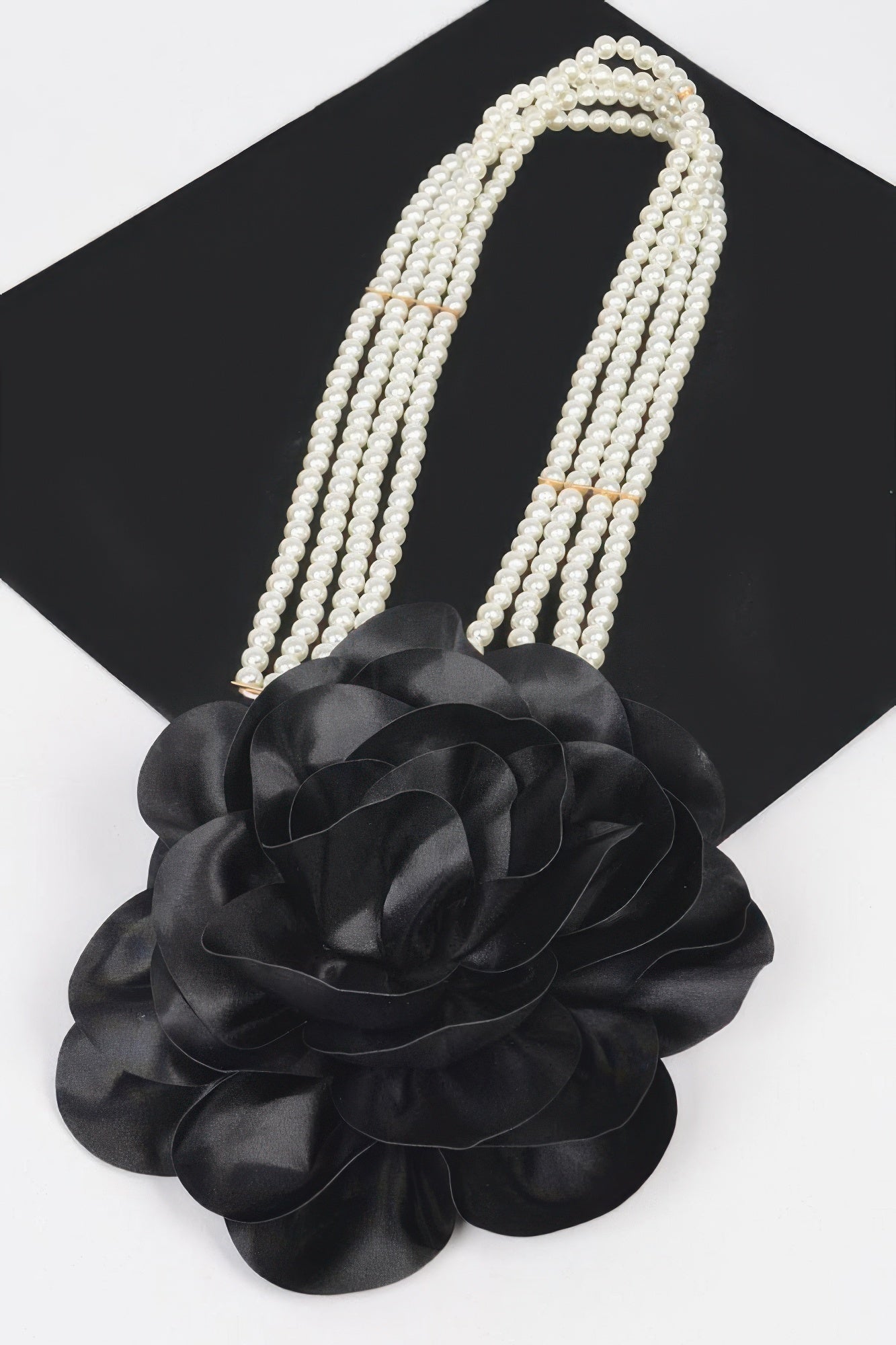 Oversized Flower Pearl Elastic Belt product image