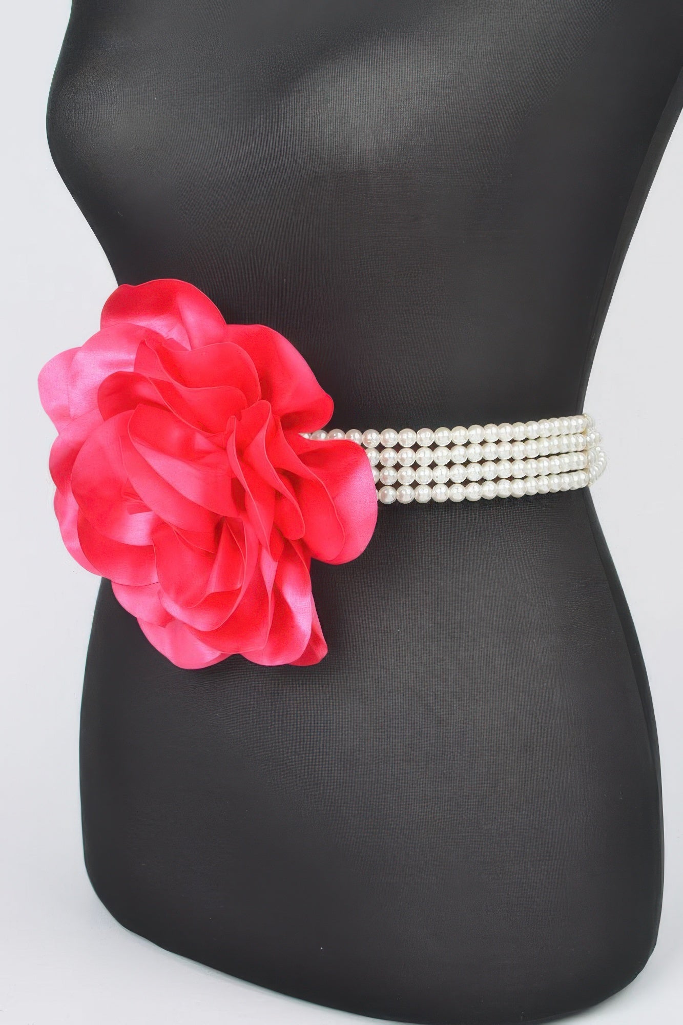 Oversized Flower Pearl Elastic Belt product image