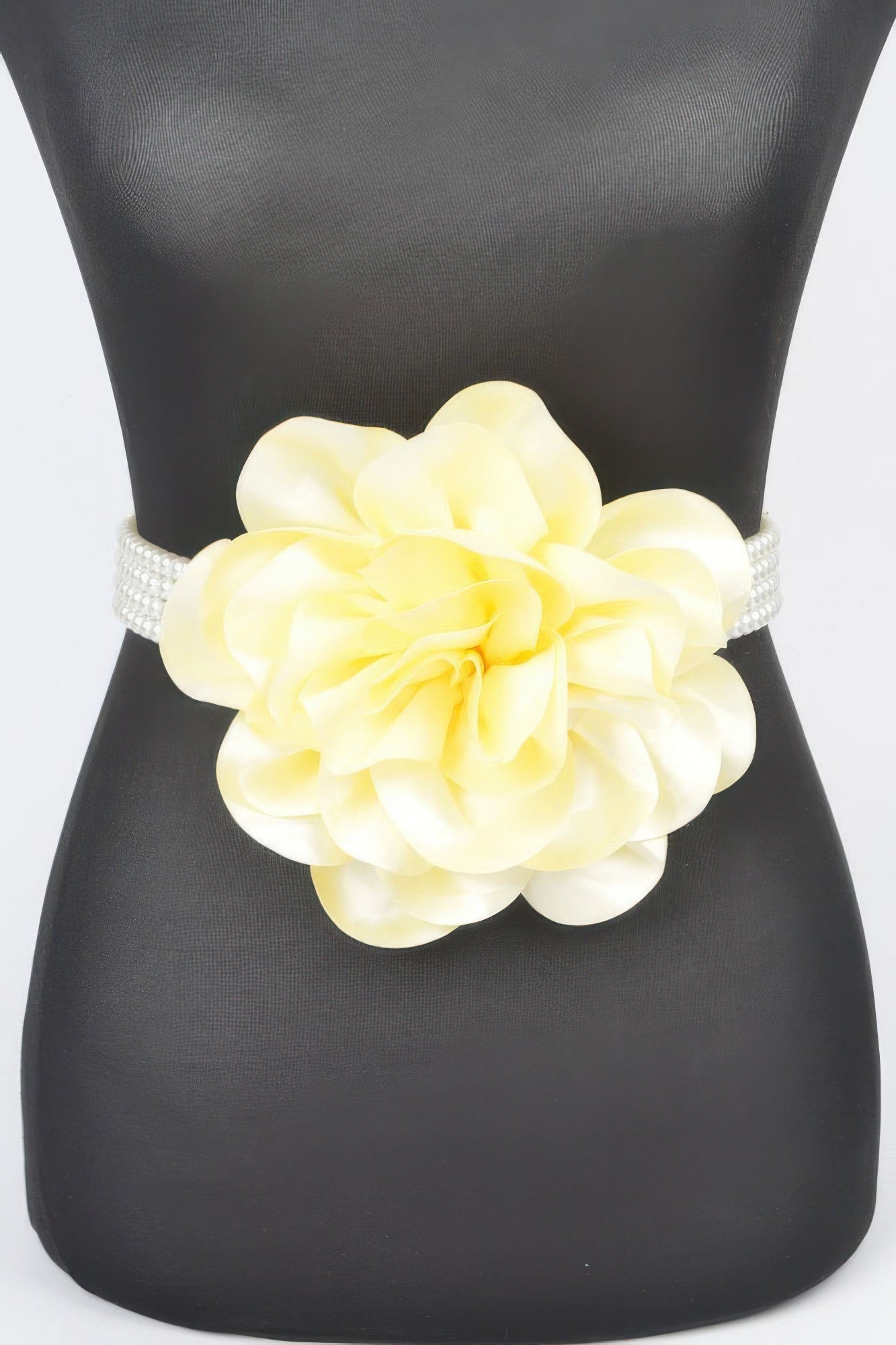 Oversized Flower Pearl Elastic Belt product image
