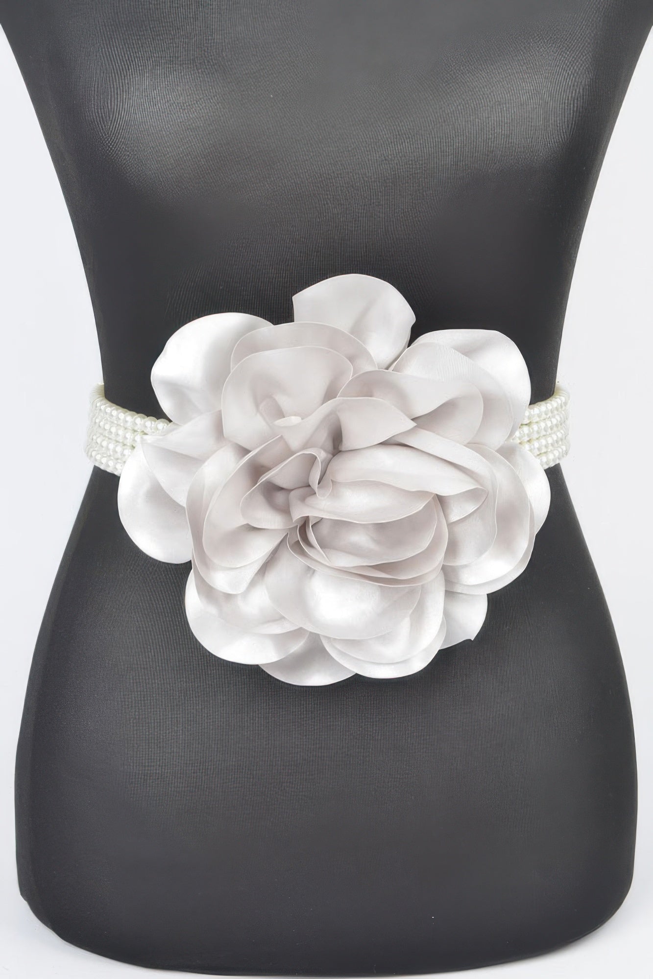 Oversized Flower Pearl Elastic Belt product image