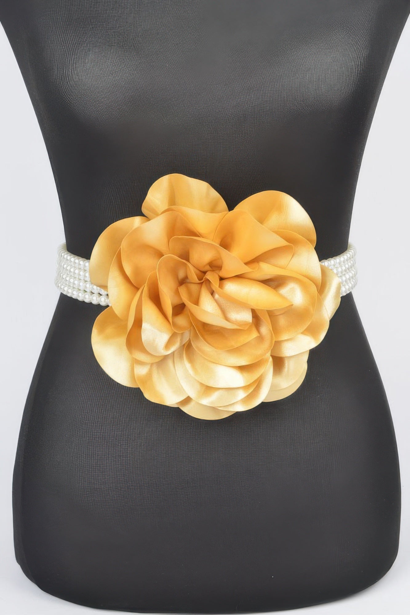 Oversized Flower Pearl Elastic Belt product image