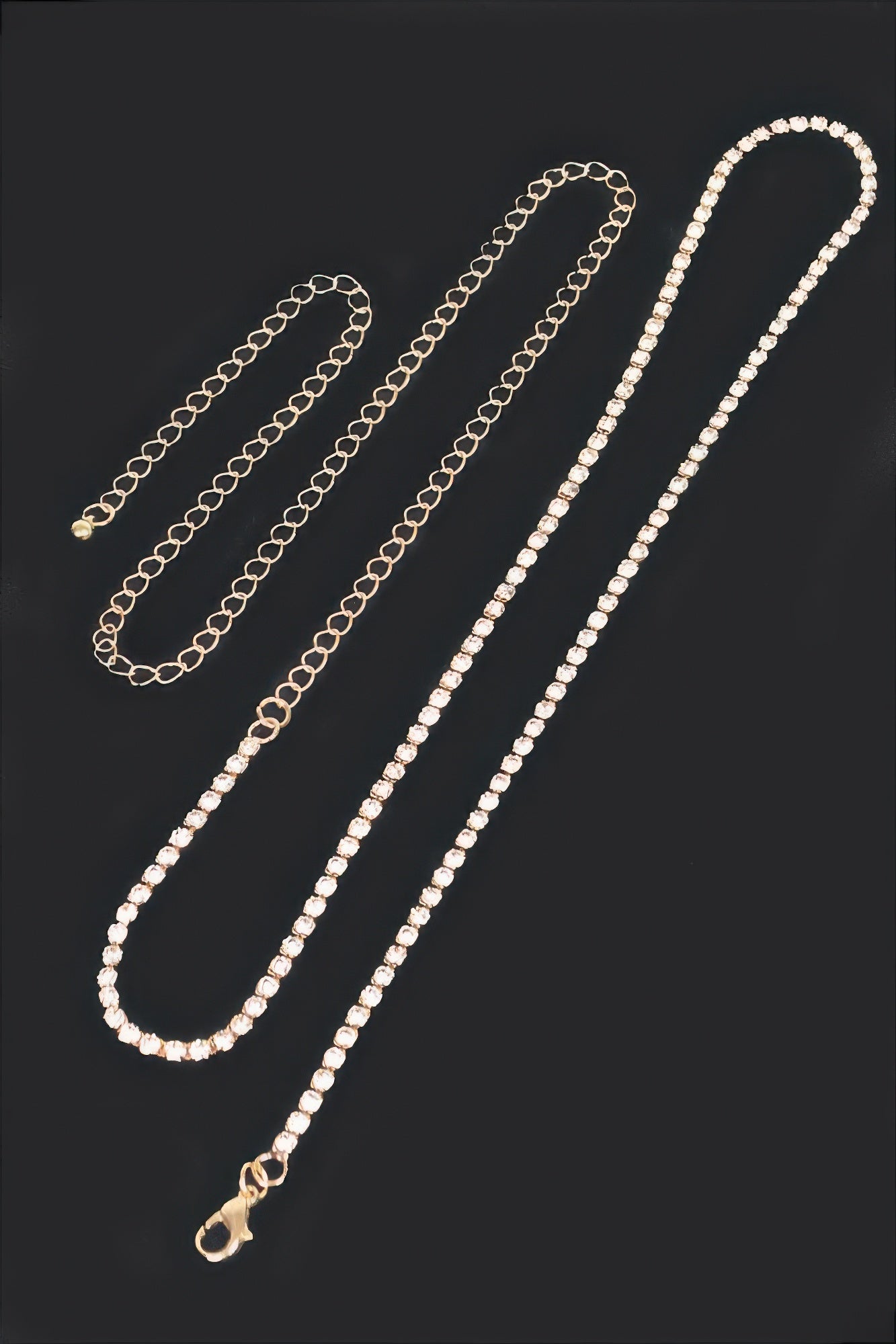 Rhinestone Plus Size Chain Belt product image