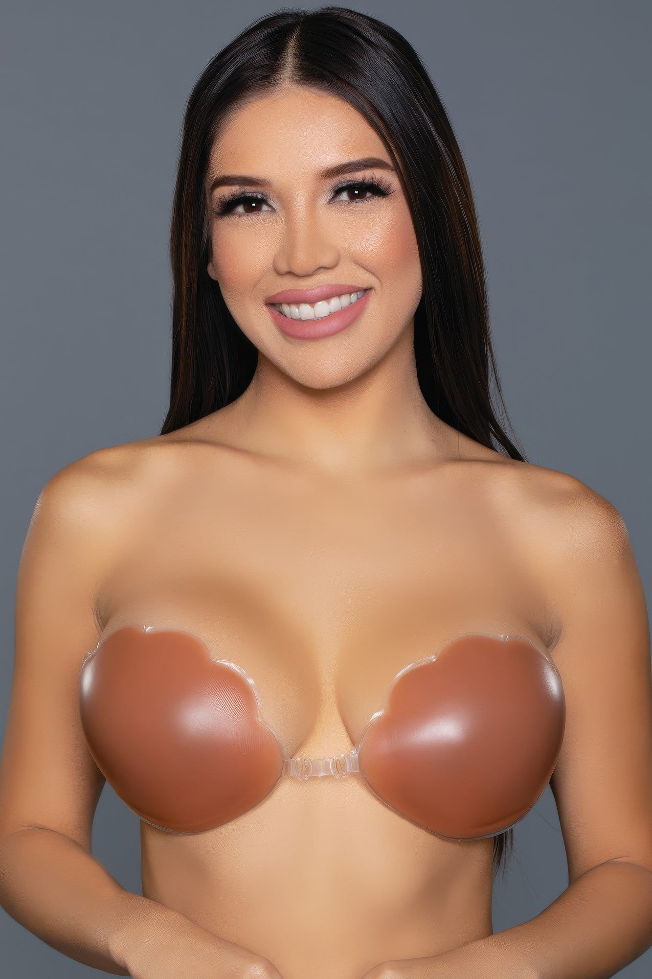 Scalloped Edge Silicone Bra product image