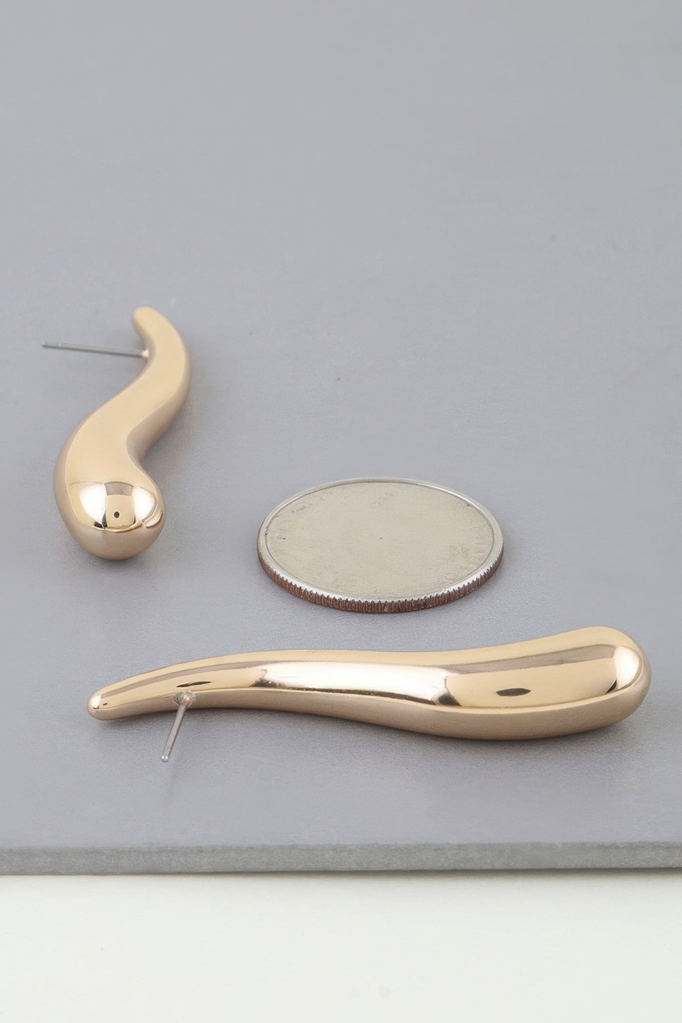 Abstract Wave Teardrop Earrings product image