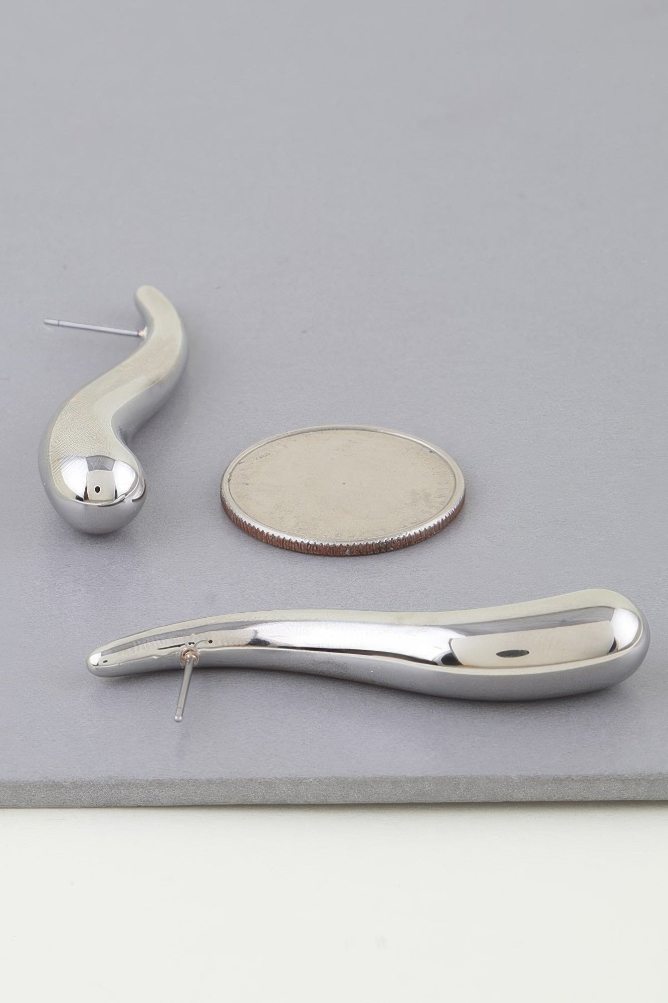 Abstract Wave Teardrop Earrings product image