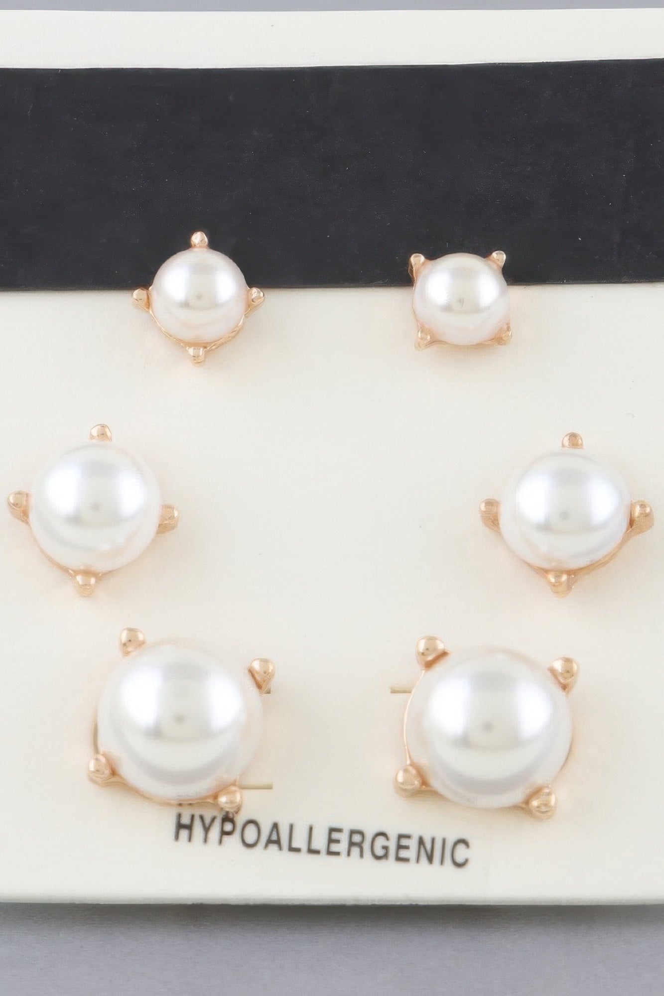 Multi Pearl Stud Earrings Set product image