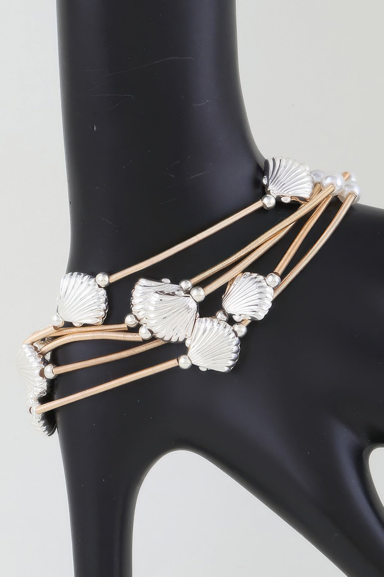 Multi Seashell Coil Bracelet product image