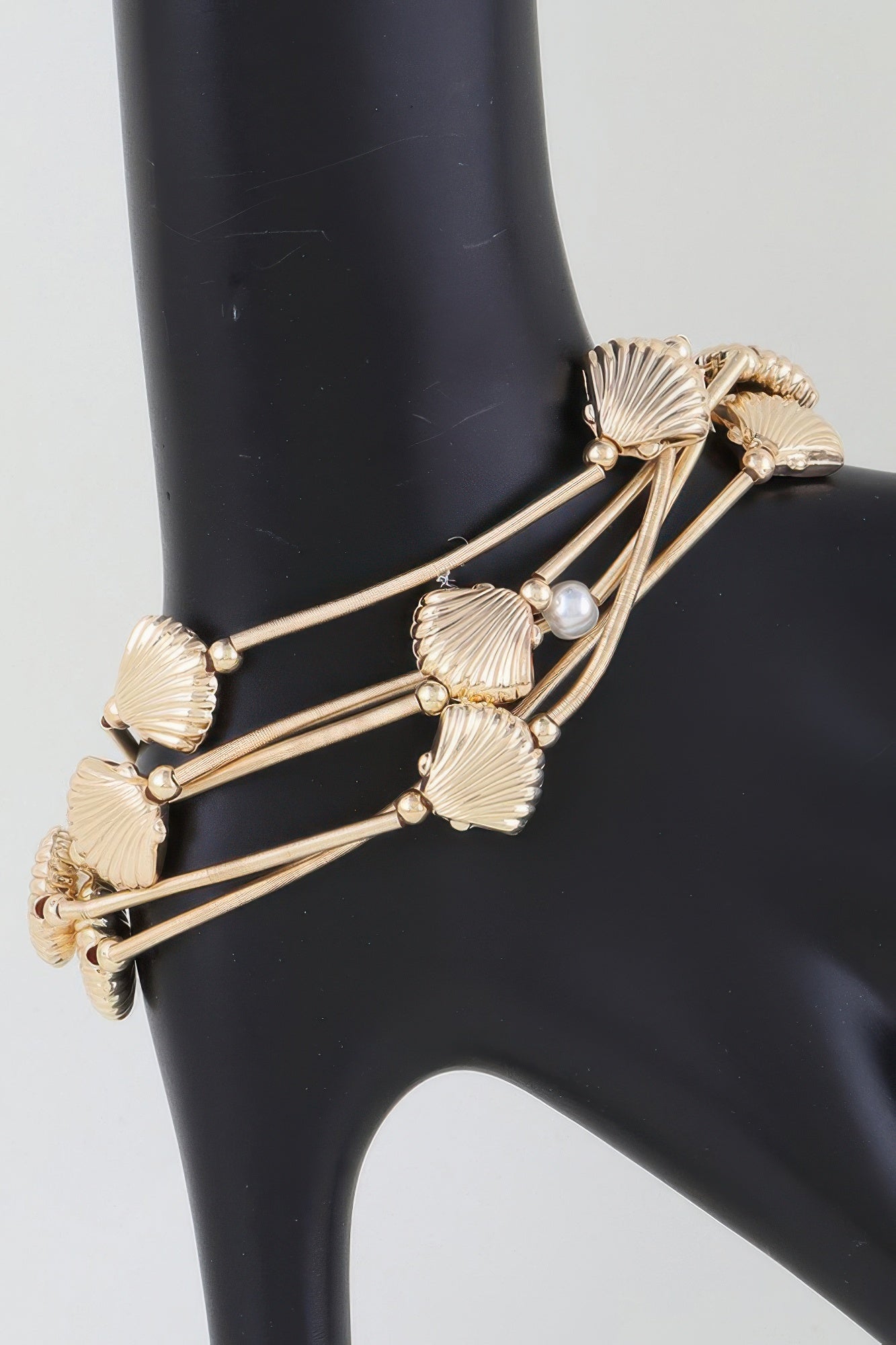 Multi Seashell Coil Bracelet product image