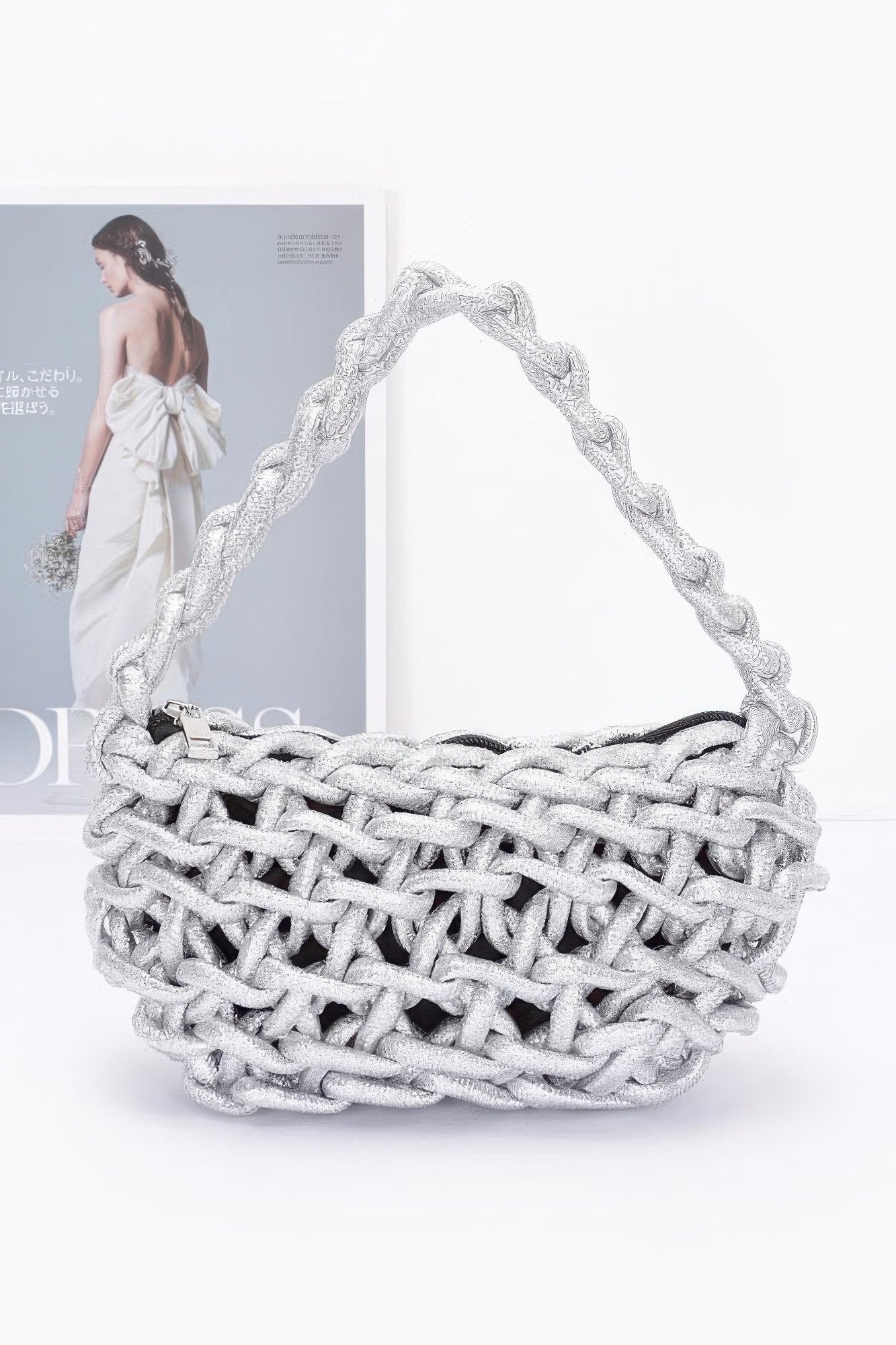 Metallic String Handmade Tote Bag product image