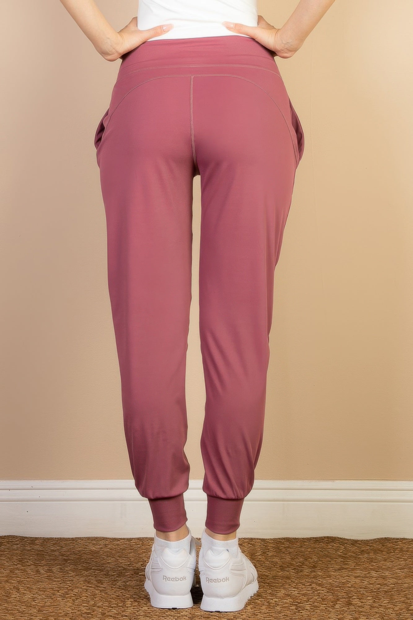 High Waisted Wide Waistband Joggers product image