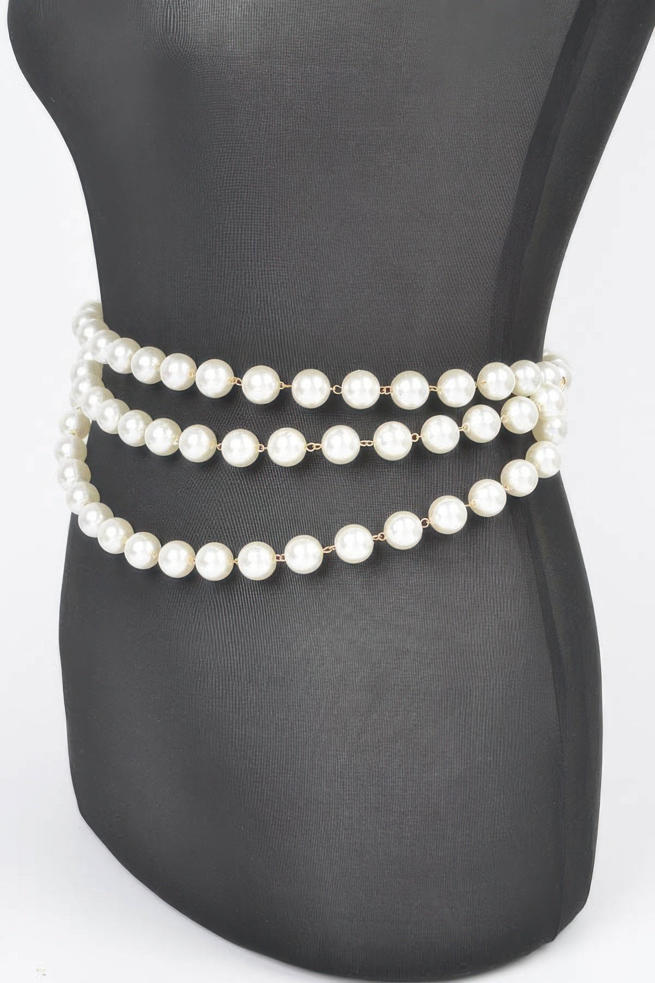 Multi Layered Pearl Chain Belt product image